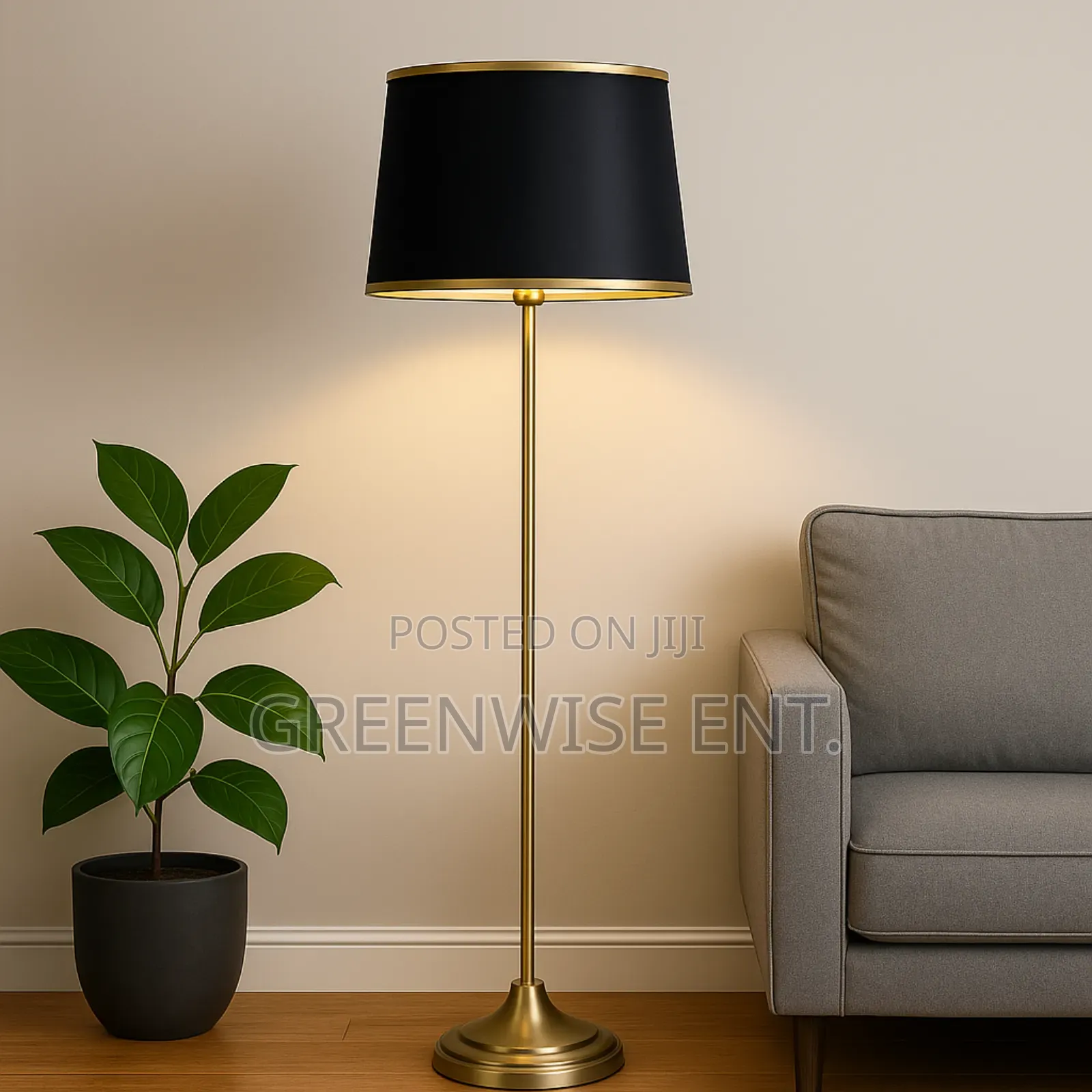 Quality Black Bedside Floor Lamp