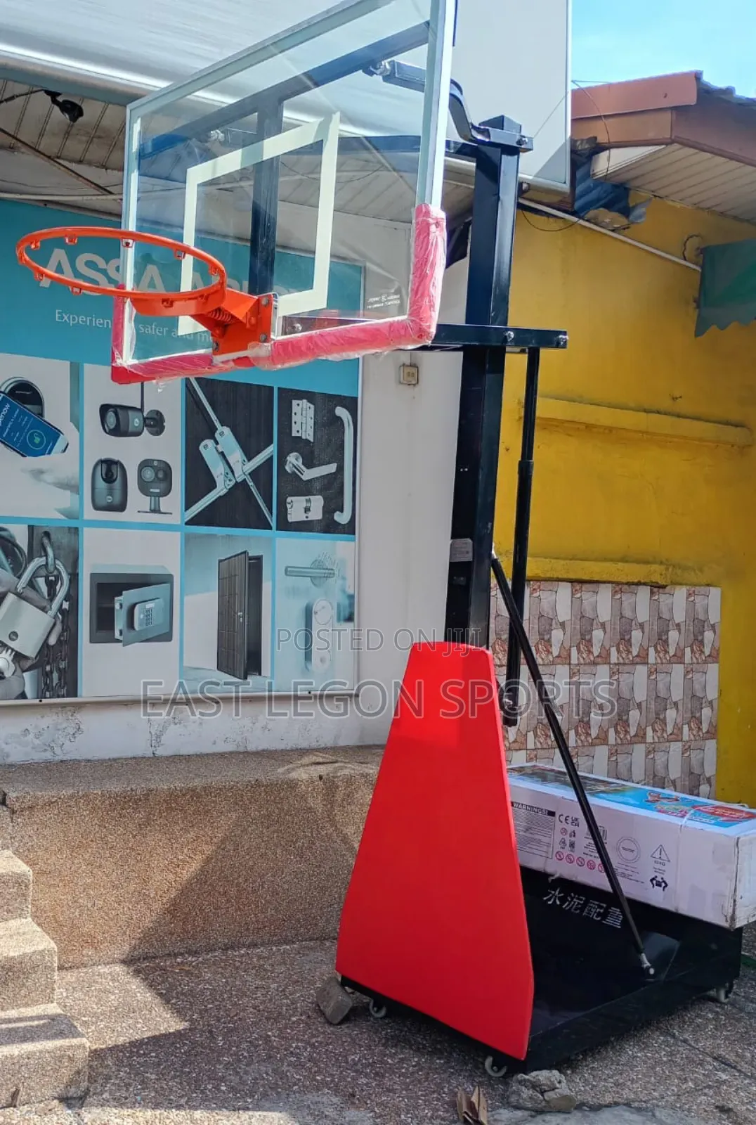 Teens Fibre 10ft Basketball Hoop Stand Mount