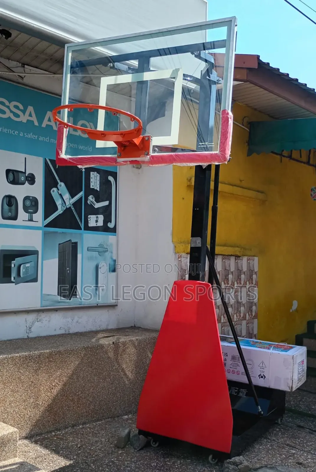 Teens Fibre 10ft Basketball Hoop Stand Mount