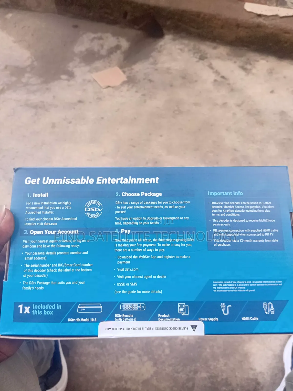 Dstv Decoder With One Month Free Suscription