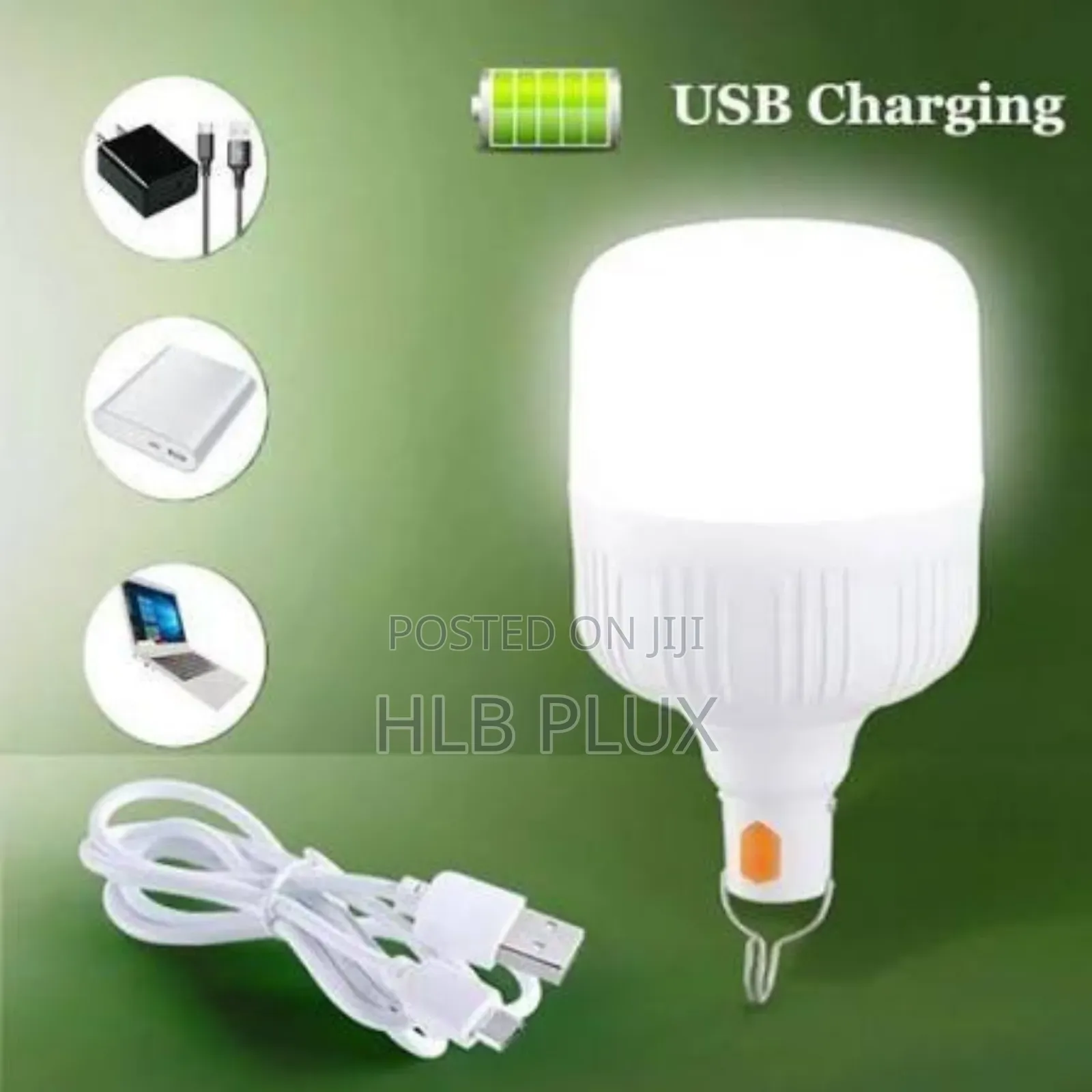 60w Emergency Led Bulb With Usb Charging Port