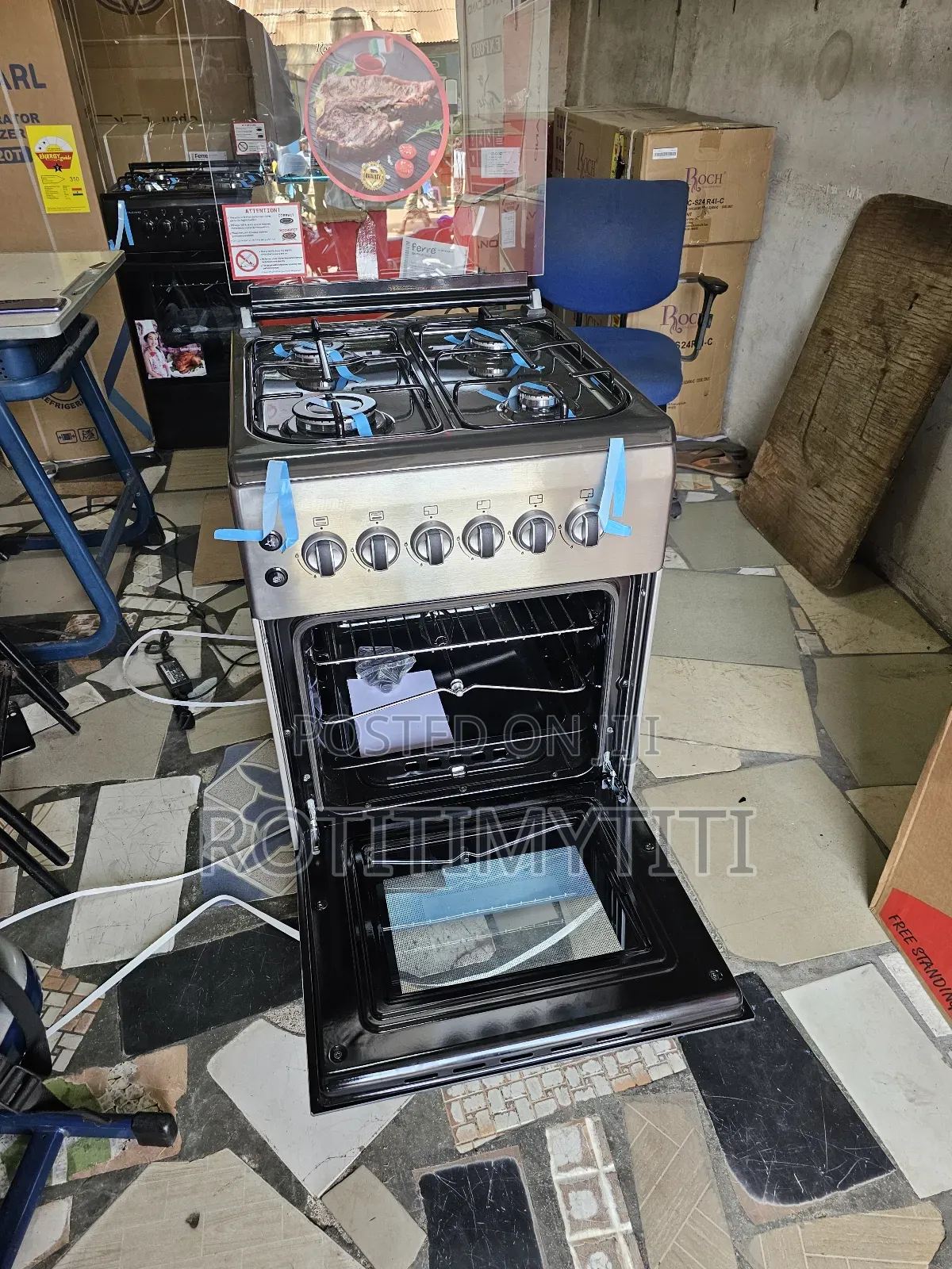 Very Classic Volcano 50x60cm Gas Cooker Oven Grill and Grill Light