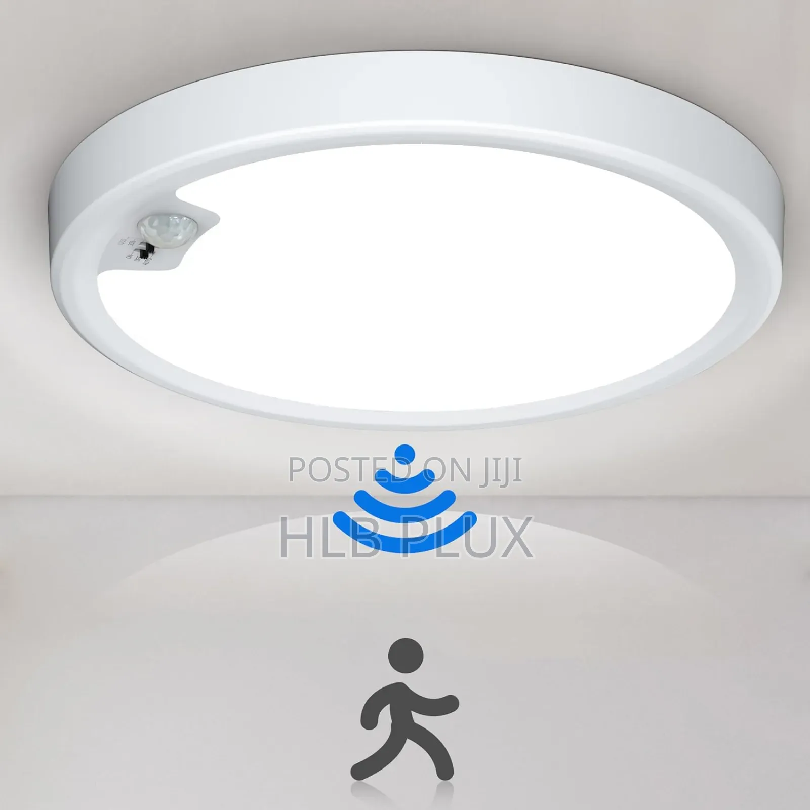 Motion Sensor 24w Recess Led Panel Light With (White/Warm/Warm White)
