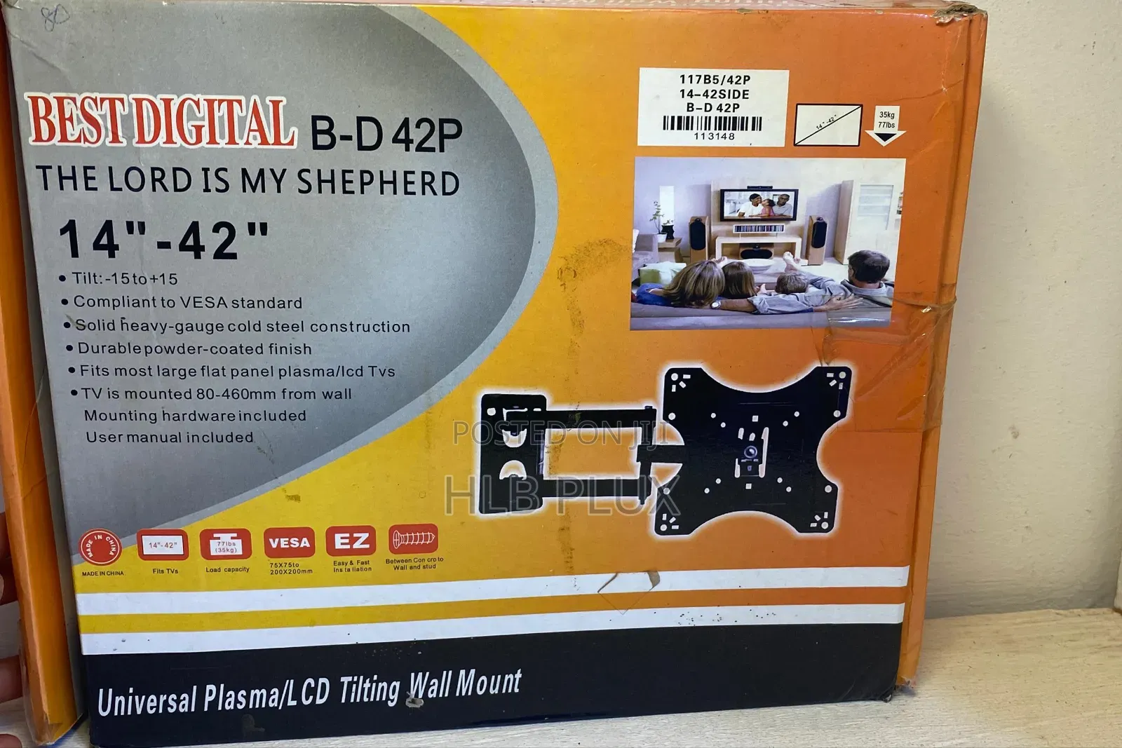 Adjustable, Convertible, Tilting Wall Mount
