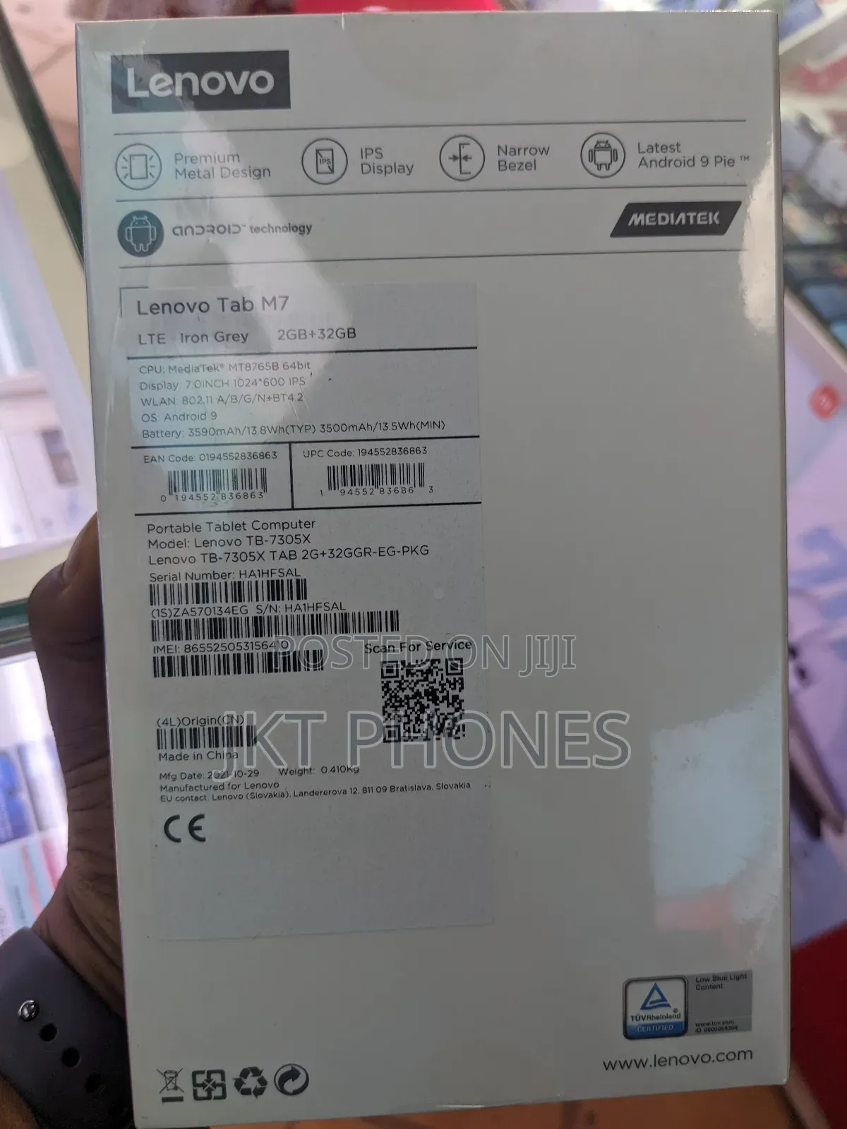 New Lenovo Tab M7 32 GB Gray