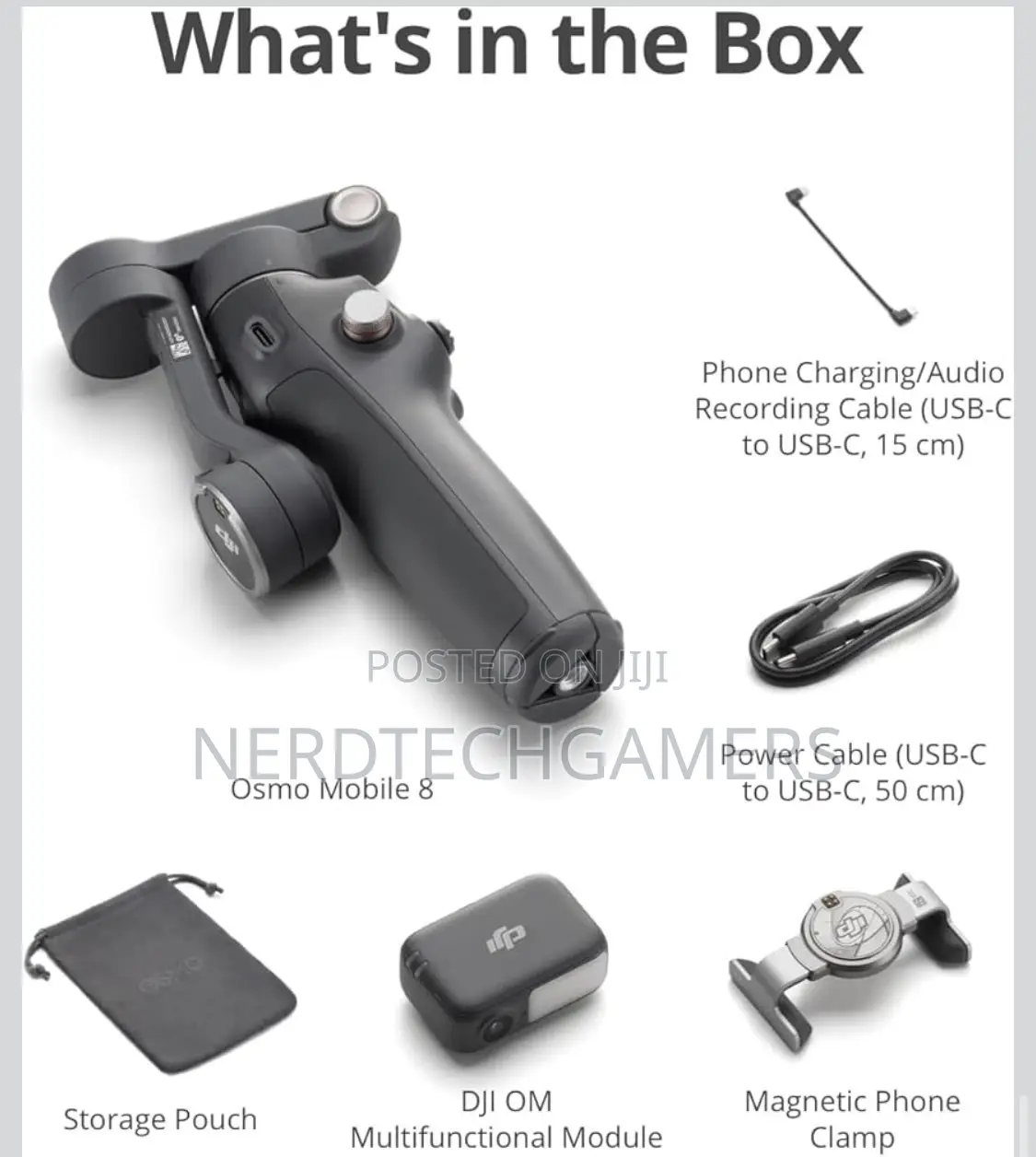Dji Osmo Mobile 8 Gimbal Stabilizer for Phone, Native Tracking
