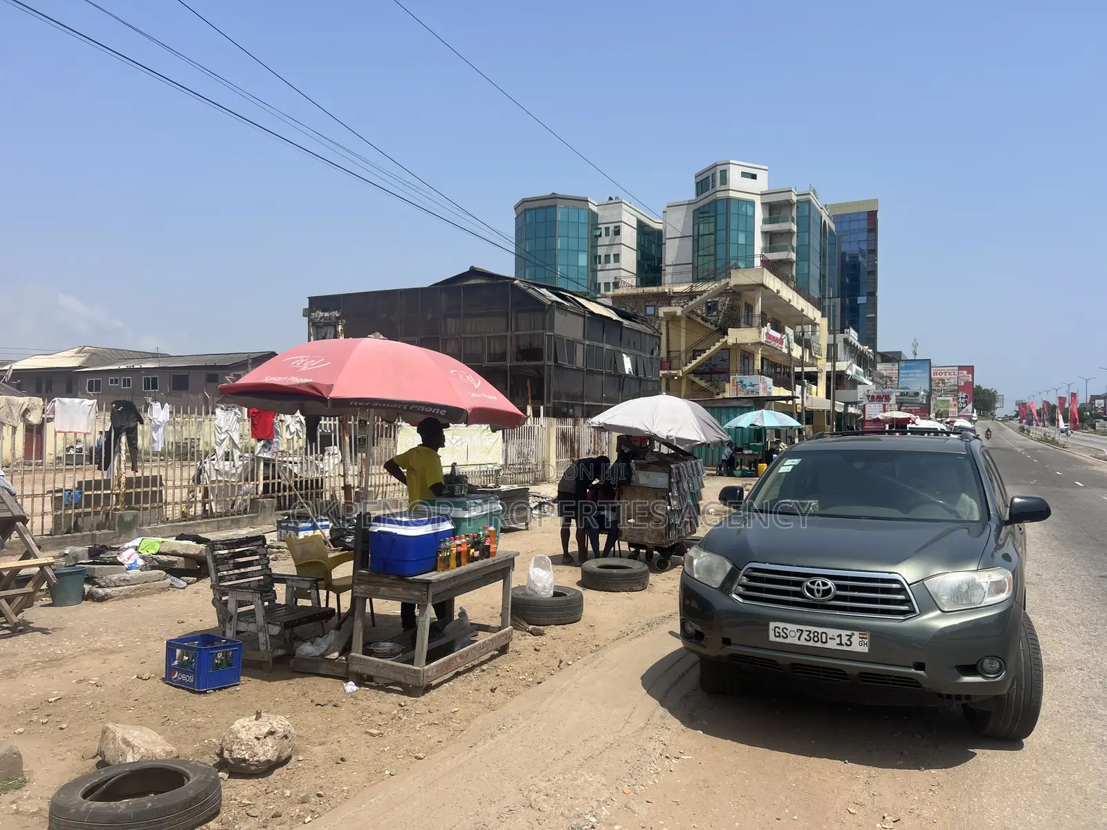 Roadside Land for Sale at Accra