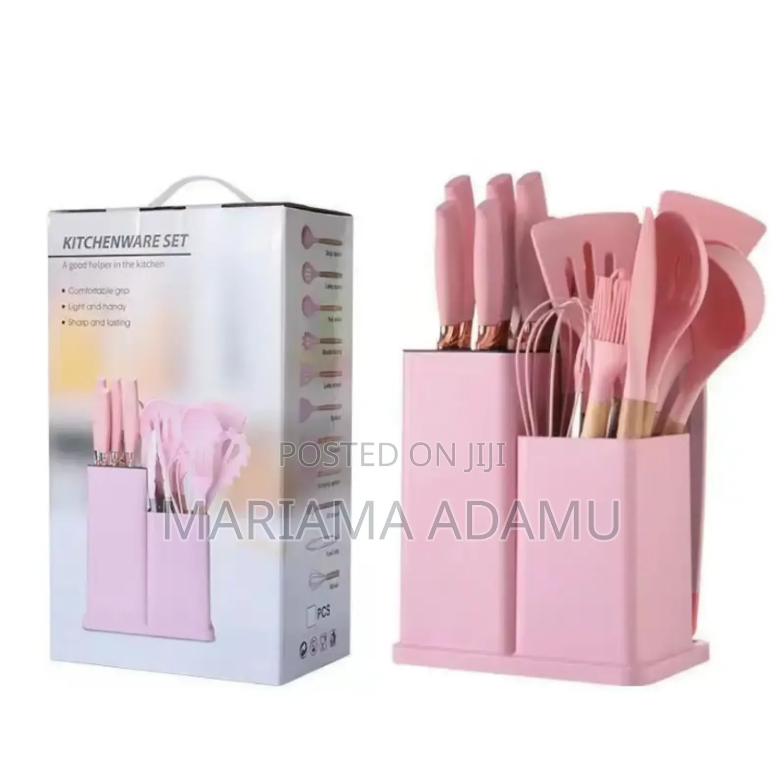 19 Pieces Silicone Cutlery Sets