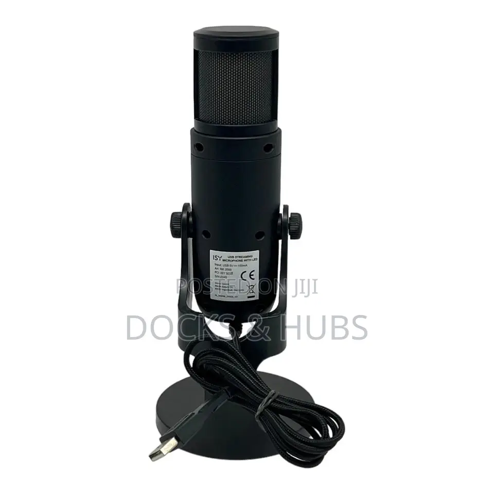 Isy Usb Streaming Microphone With RBG Lighting - (Imi-2000)