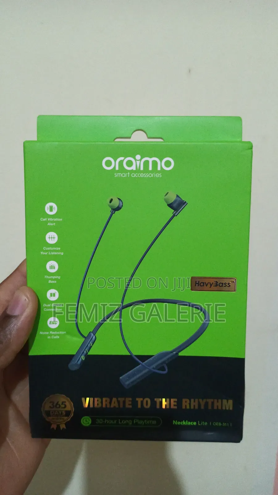 Oraimo Necklace Lite Call Vibration Wireless Headphones