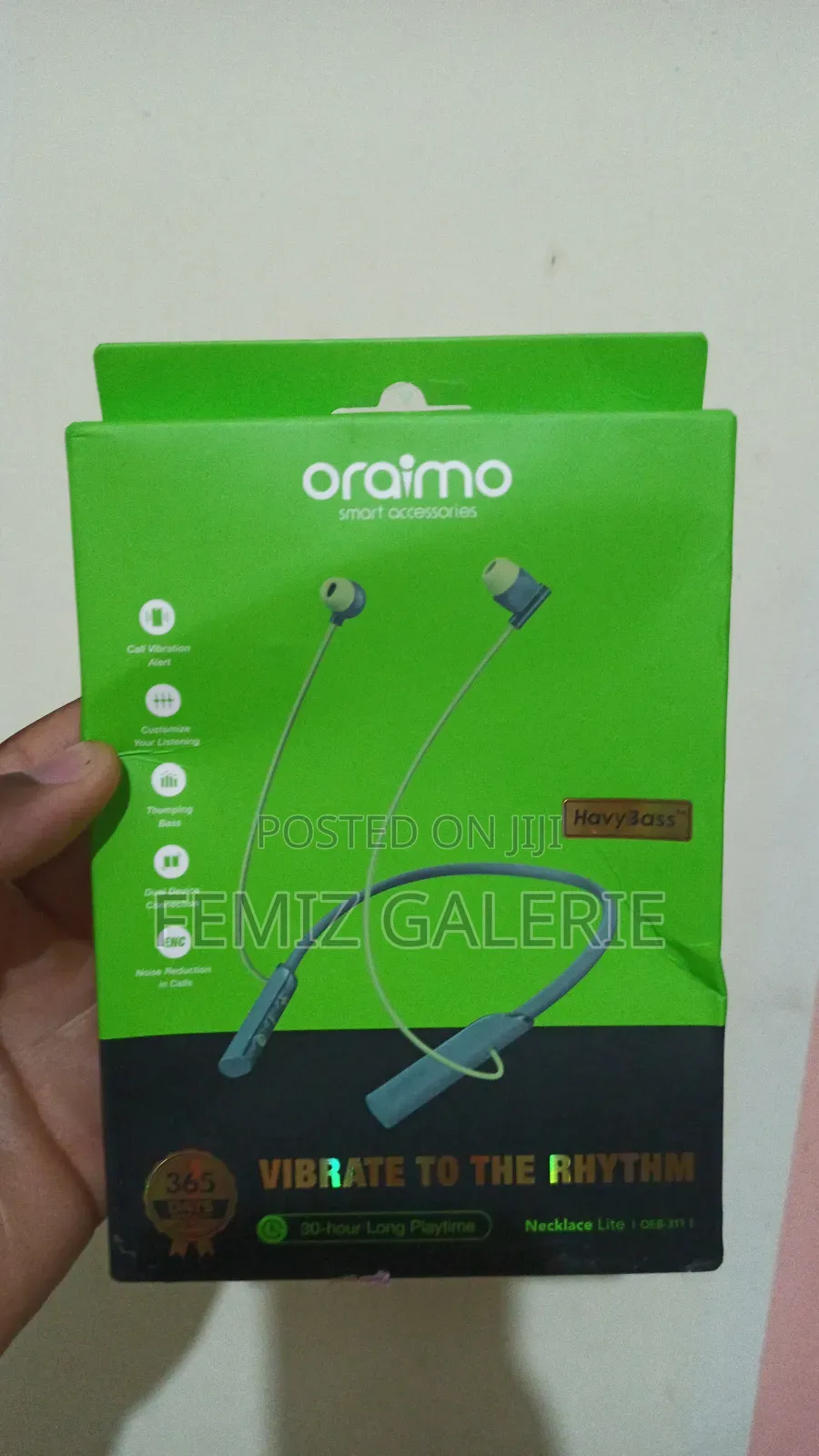 Oraimo Necklace Lite Call Vibration Wireless Headphones
