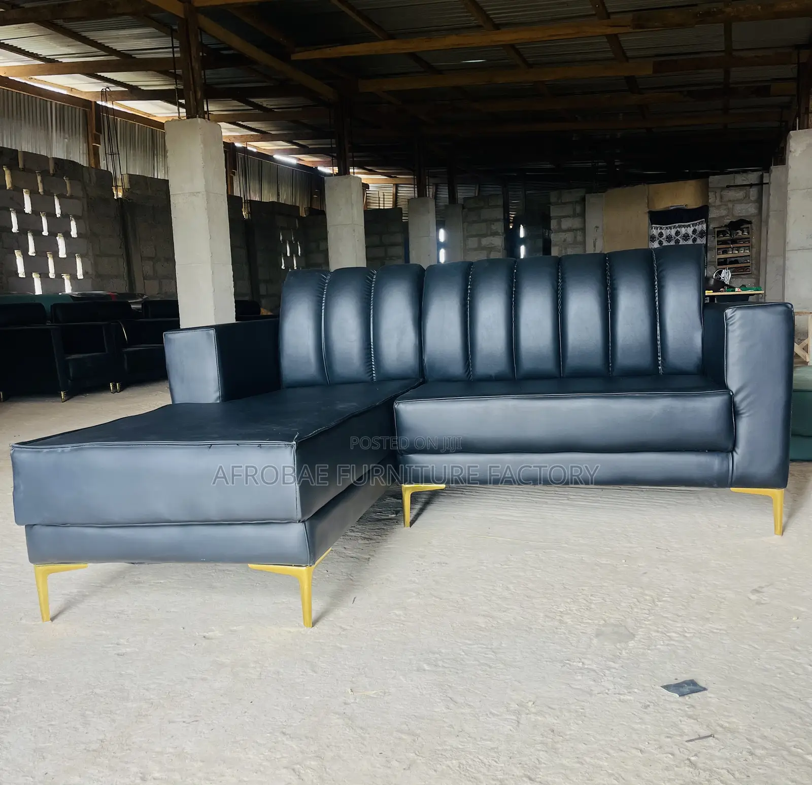 Quality Leather Lshape (Delivery Before Payment)