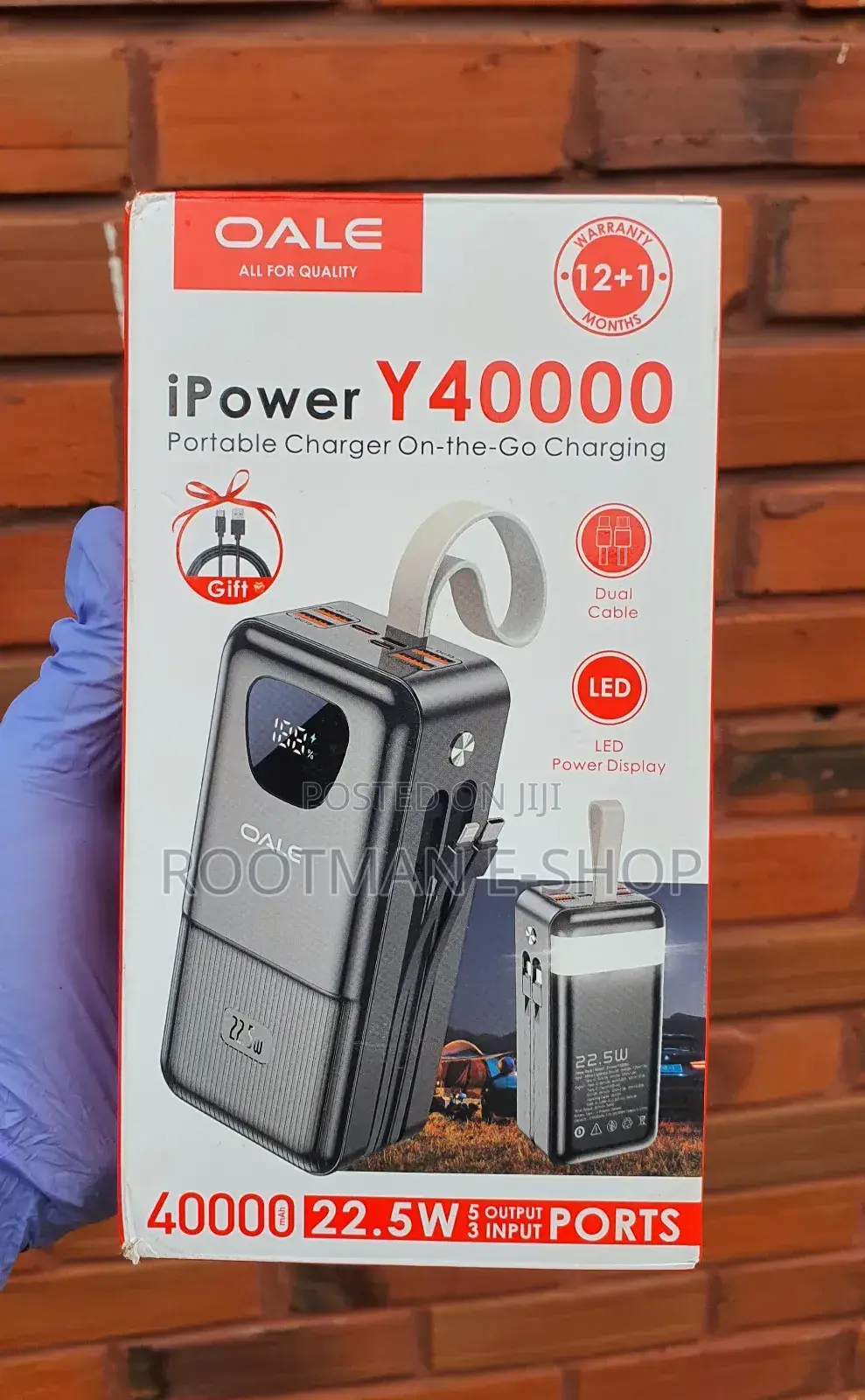 Fast Charging 40,000mah Camping Powerbank With Touch