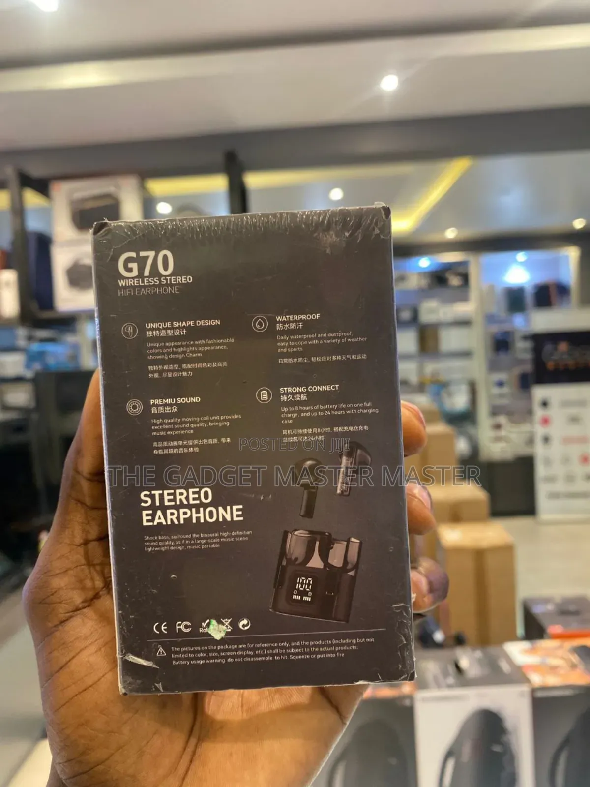 G70 Wireless Stereo Hifi Earphone