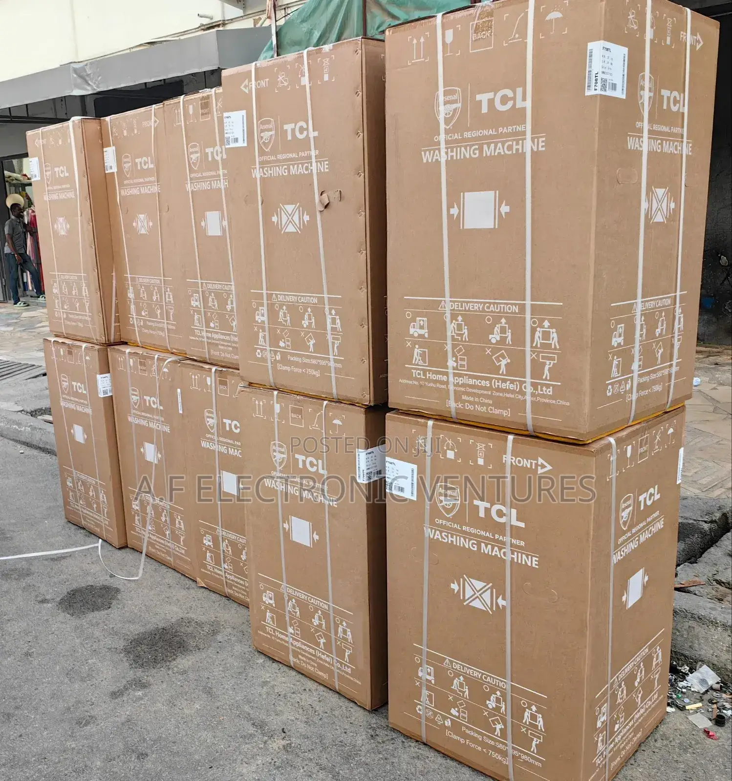 TCL 8.0kg Top Load Fully Automatic Washing Machine