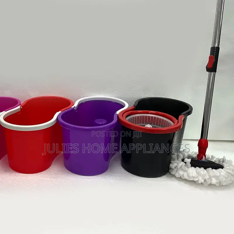 Stainless Steel Mop Bucket Set With 2 Head
