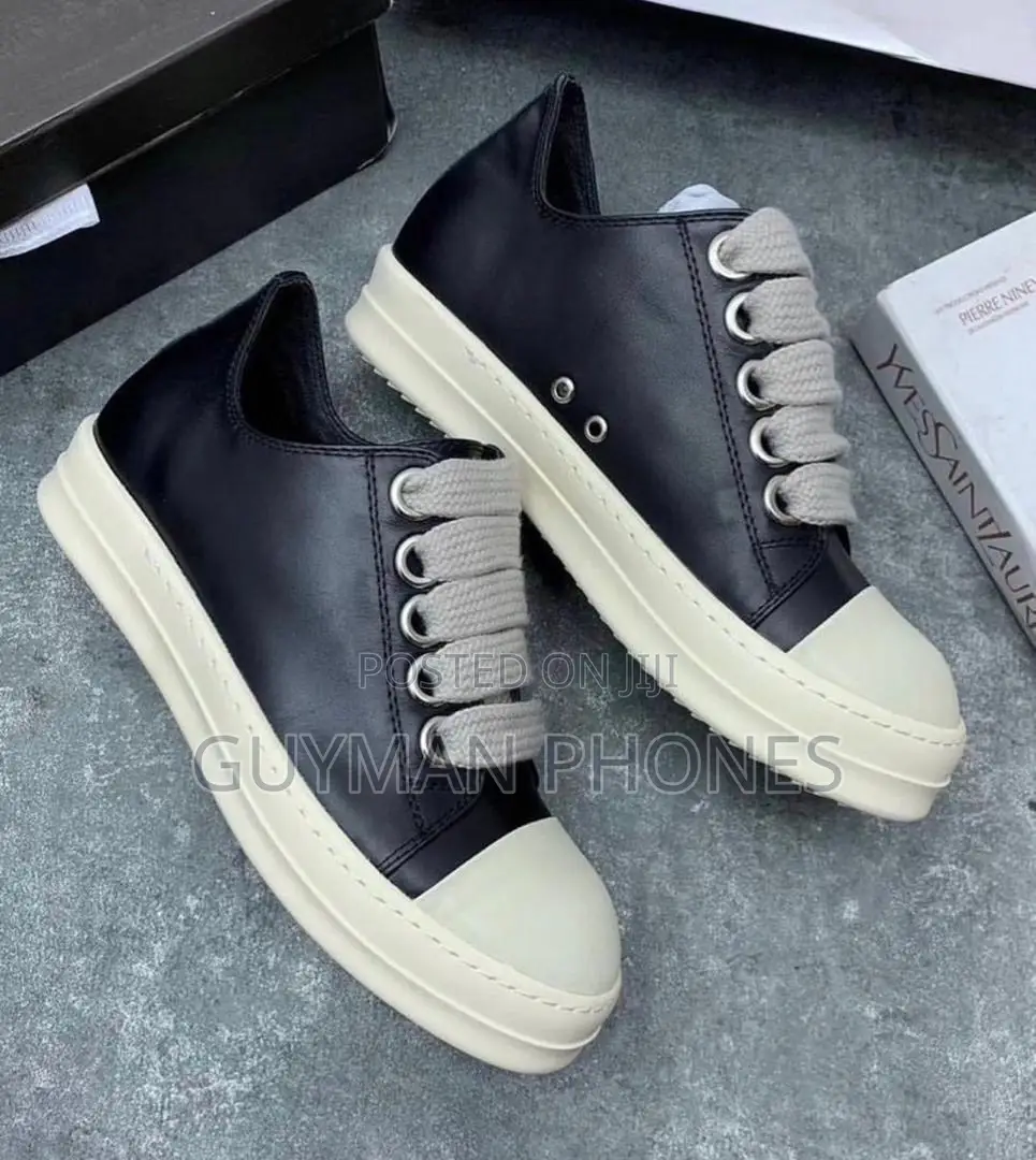 Rick Owen Jumbo Lace Low Sneaker