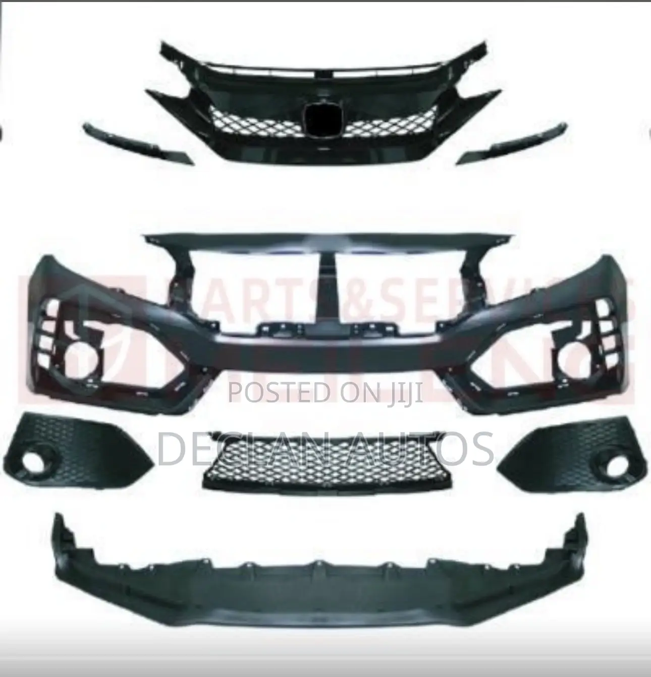Oem 2016-2018 Honda Civic Hatchback Front Bumper