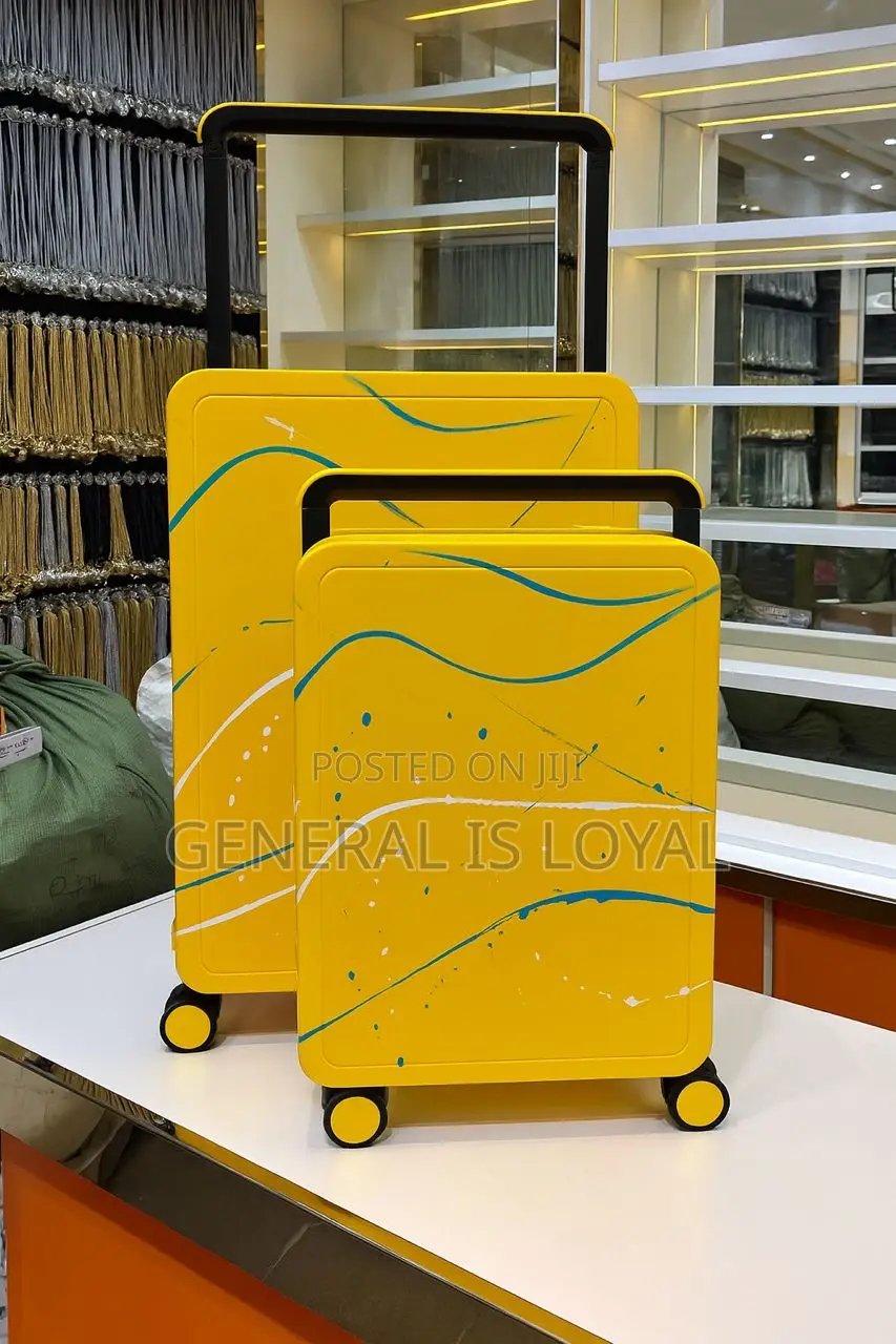 2in1 Durable Marbled Hardshell Exterior Suitcase