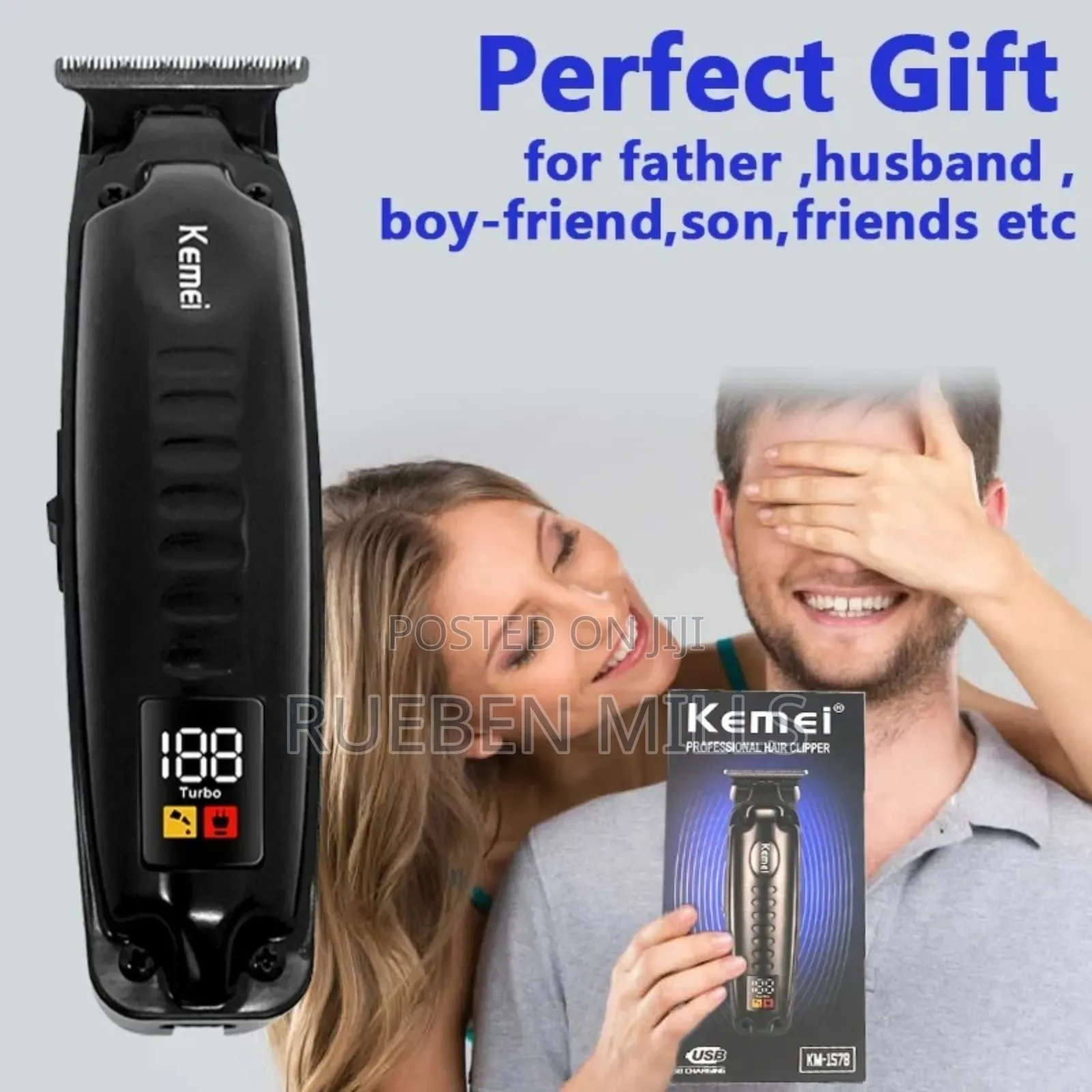 Smooth Shaving Kemei Km-1578 Skin Machine Beard Trimmer Detailer