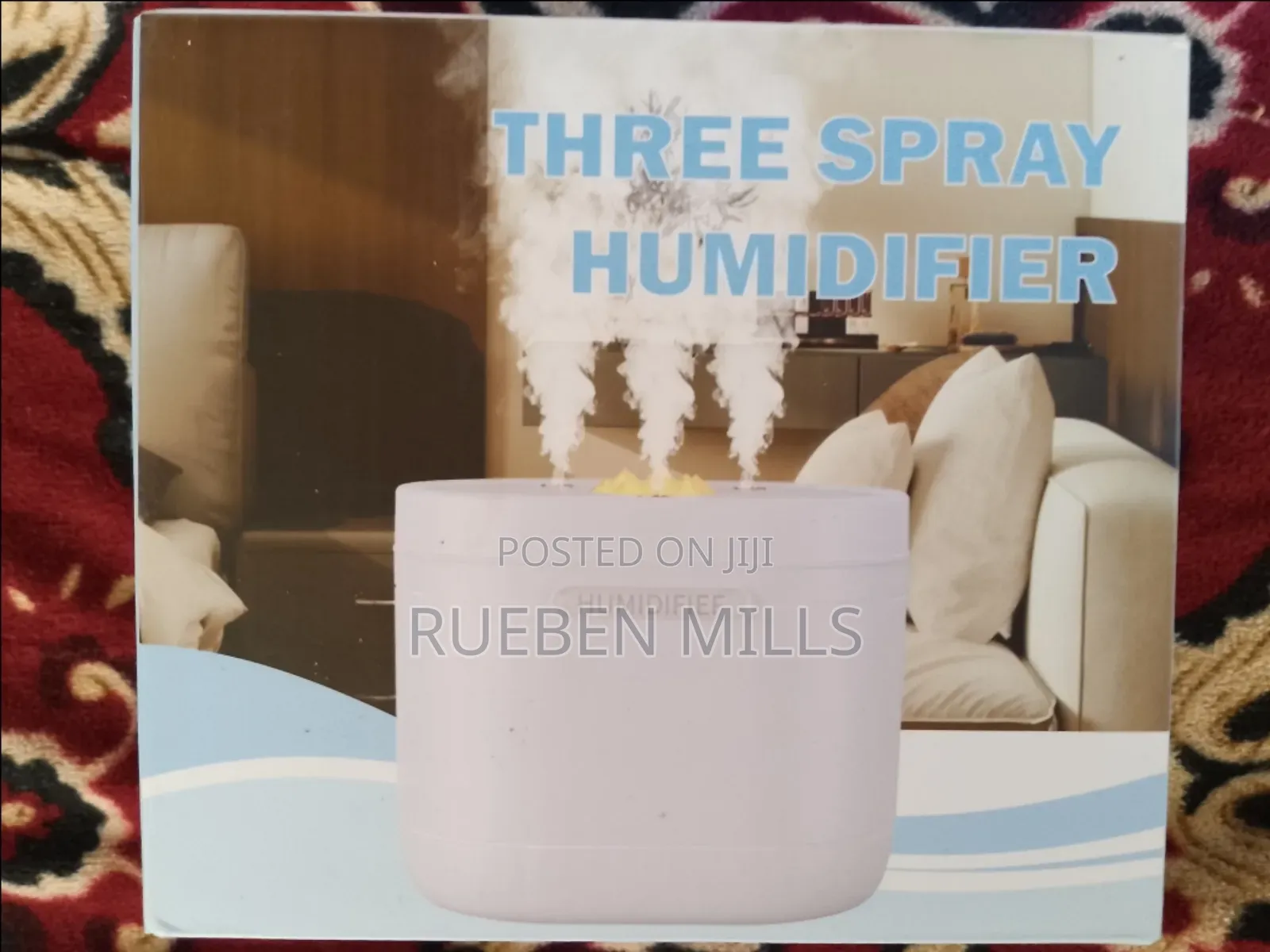 Three Mouthed Spray Essential Oil Diffuser Humidifier Air Freshener