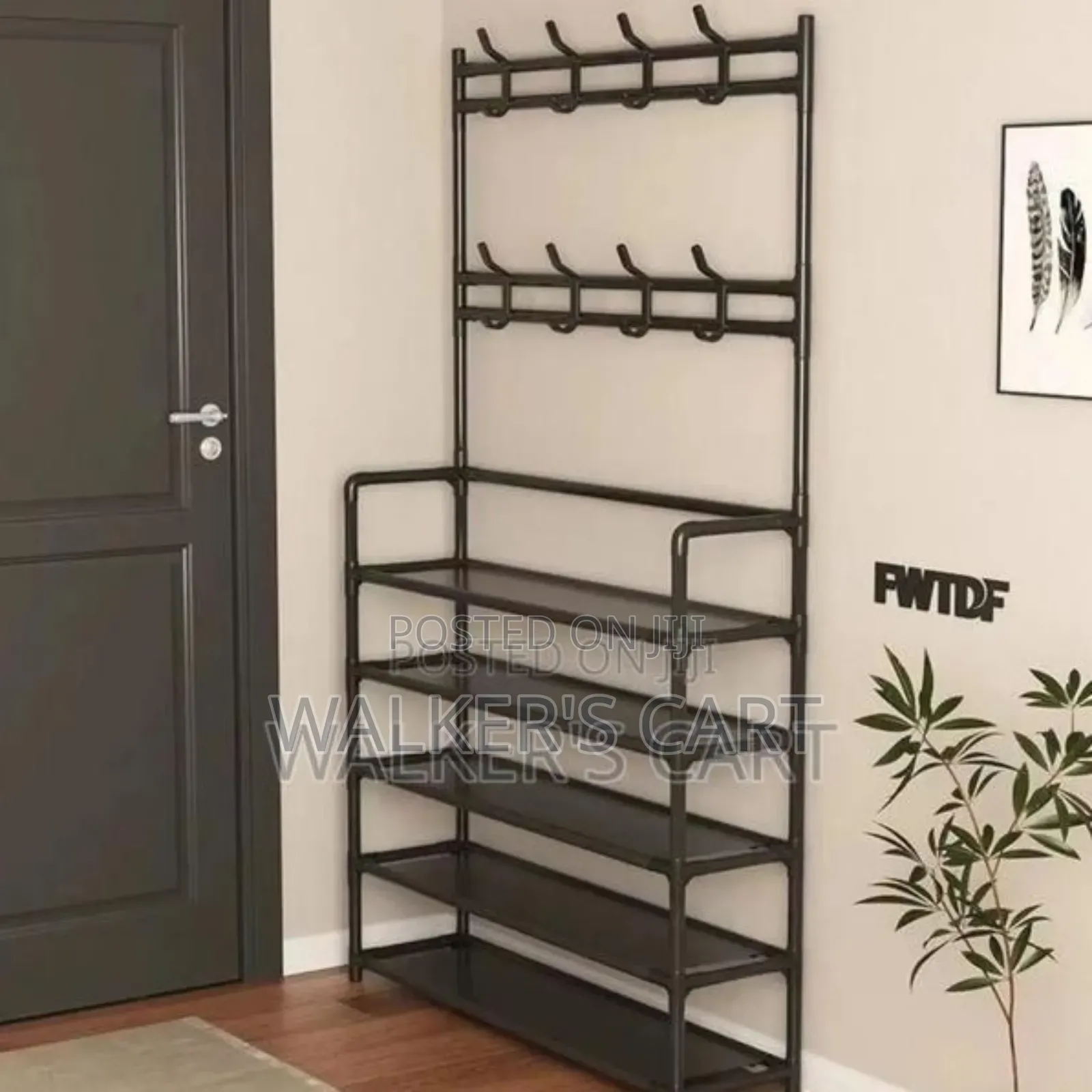 5-layer Shoe Rack – Waterproof, Rust-proof Heavy-duty