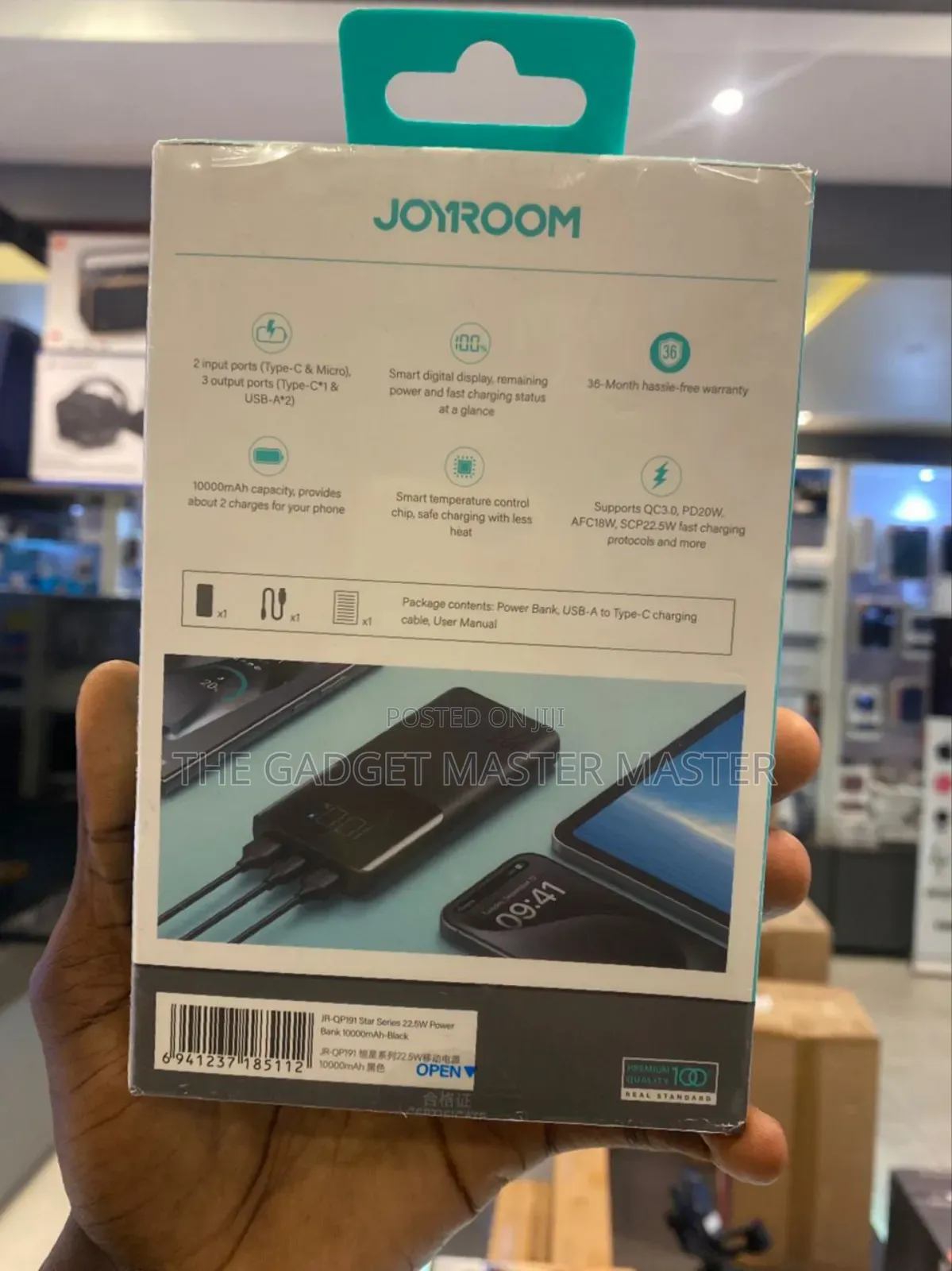 Joyroom 10000mah Fast Charging Power Bank