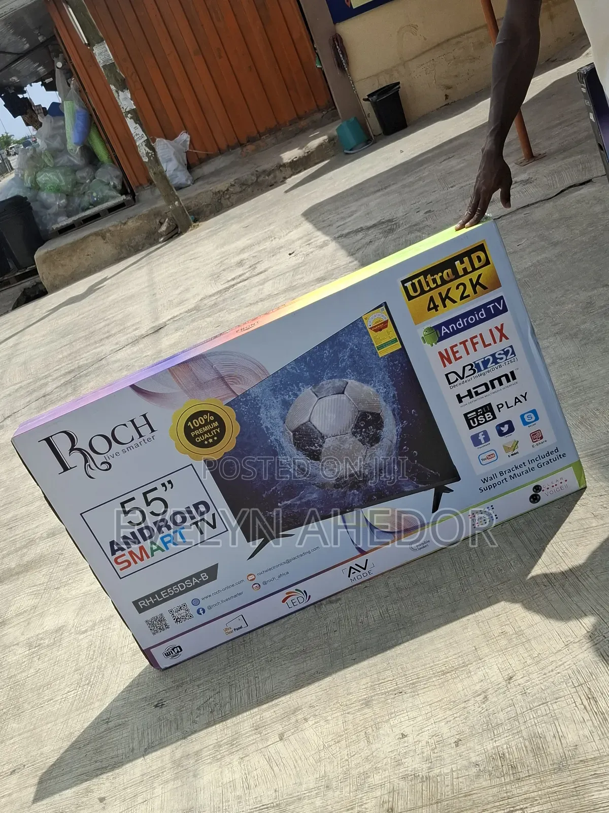 Smart Android Tv Uhd Roch Brand Fresh in Box for Sale at Cool Price