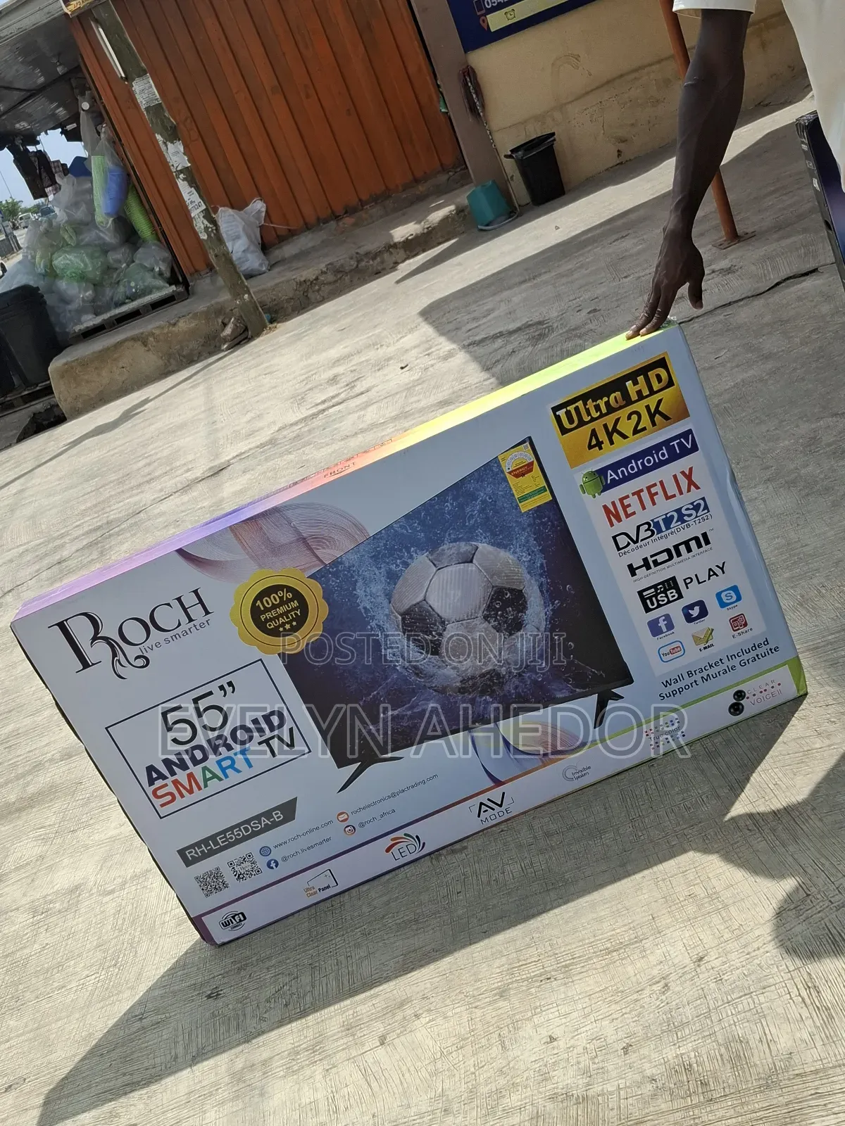 Smart Android Tv Uhd Roch Brand Fresh in Box for Sale at Cool Price