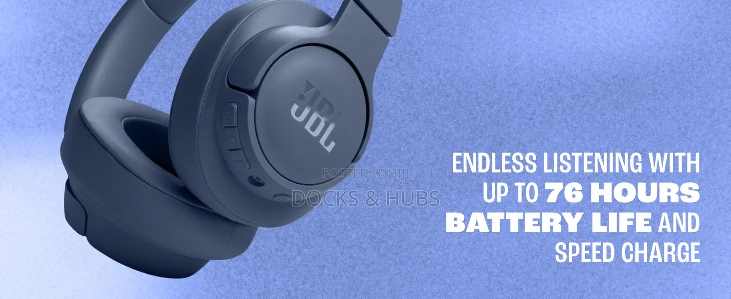 JBL Tune 720bt Wireless Over Ear Headphones