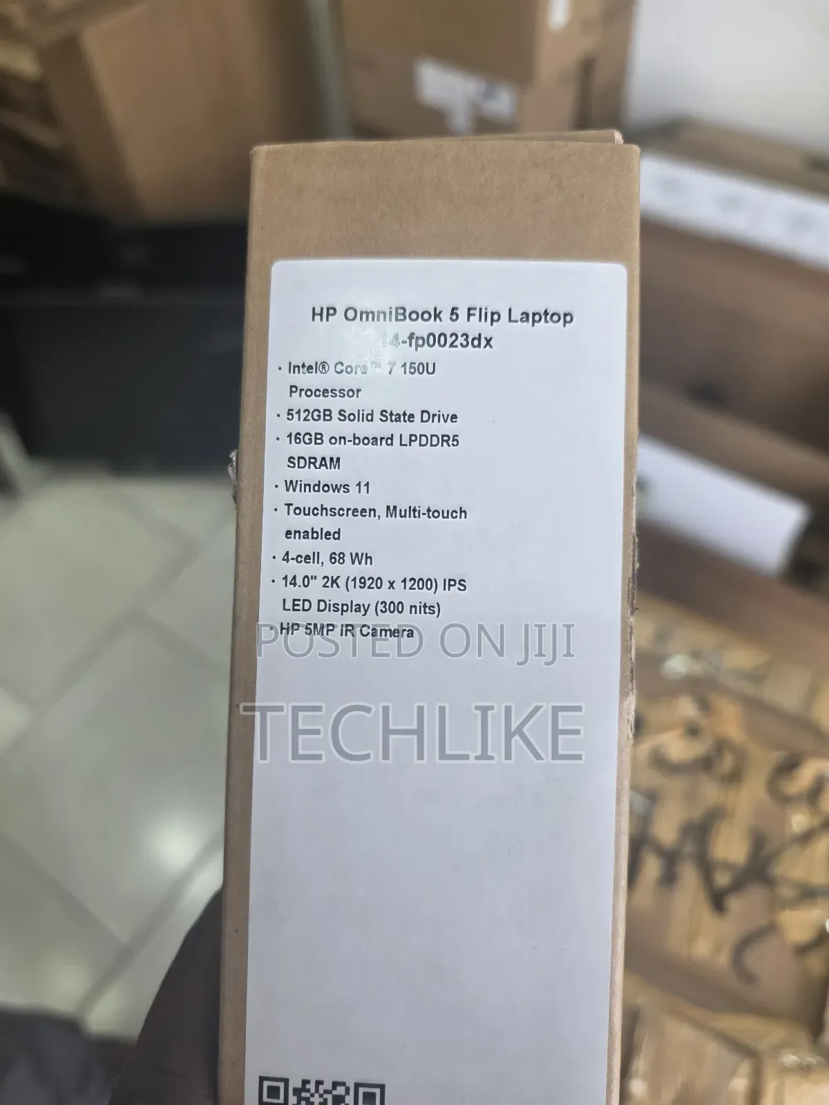 New Laptop HP OmniBook 5 Flip 16GB Intel Core I7 SSD 512GB