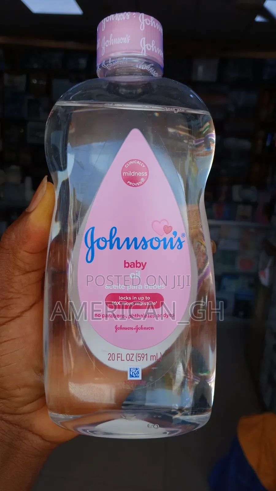 Original Johnson's Baby Oil, 591ml