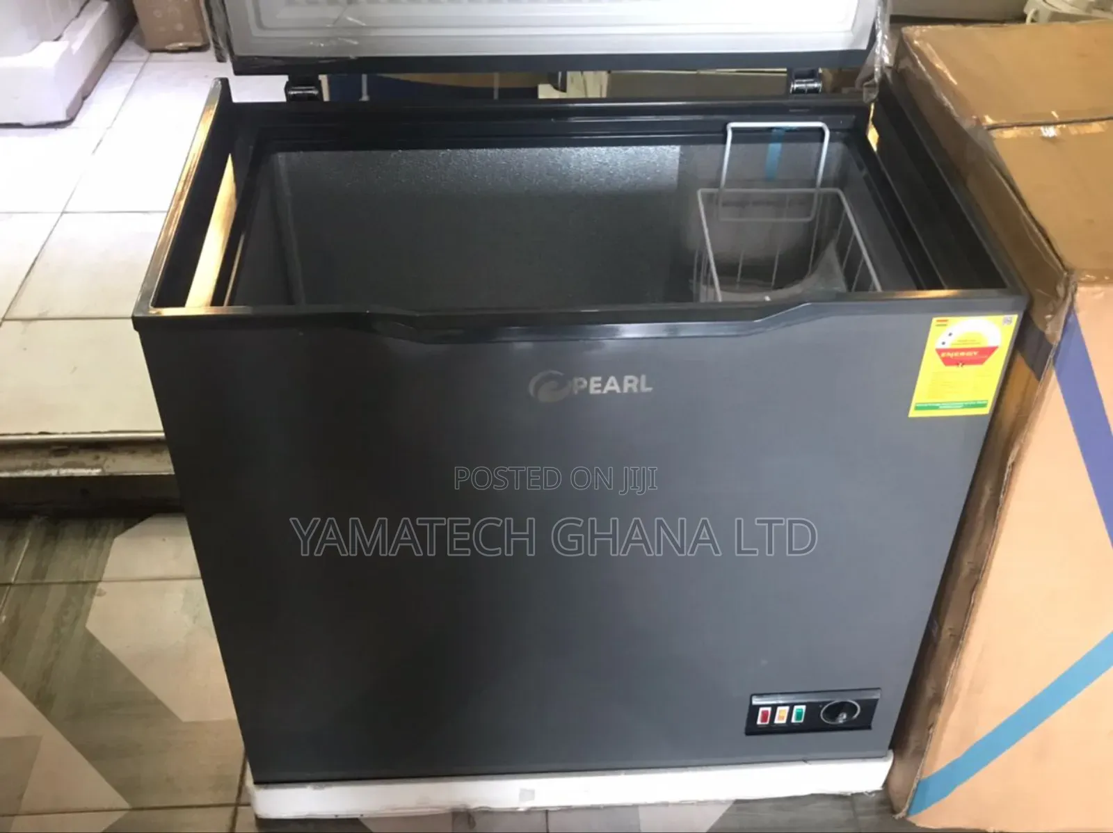 Original Pearl 188 Litre Chest Freezer With Top Glass