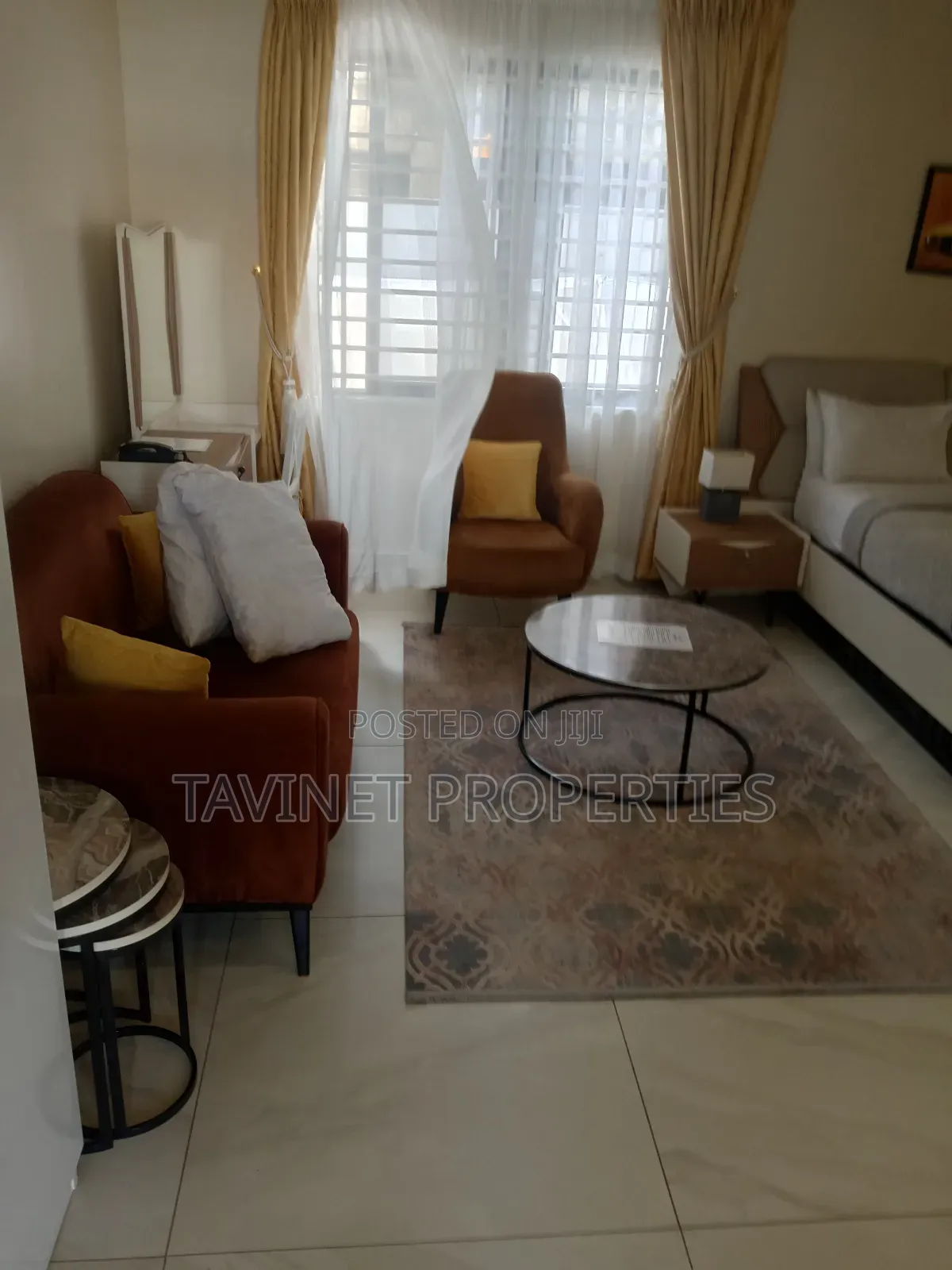 Furnished Studio Apartment in Adjiriganor for Rent