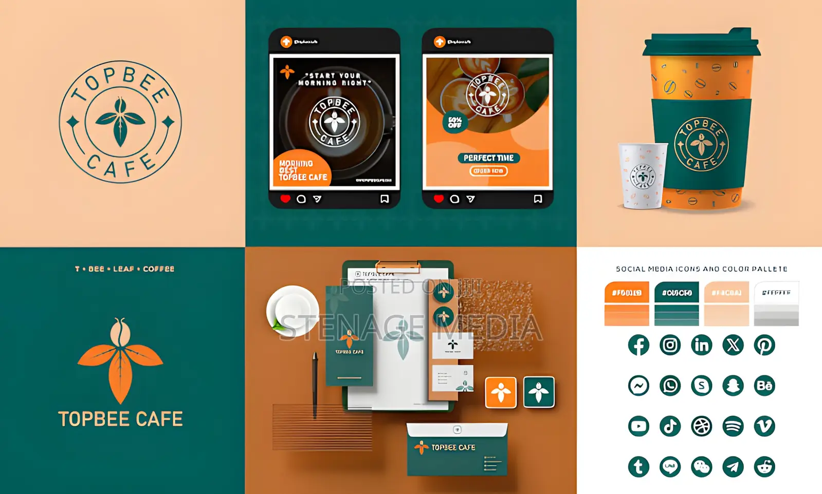Full Corporate Branding Kits | Stenage Media Ghana