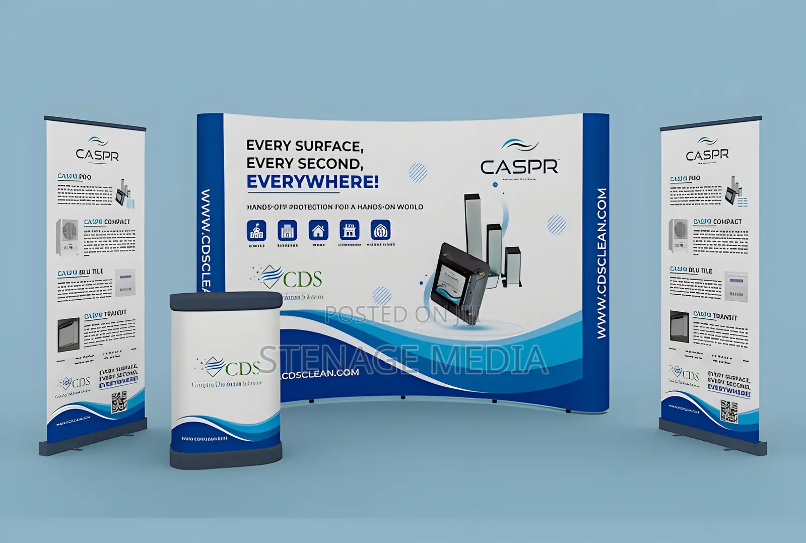 Pop-Up Display Exhibition Stand Printing | Stenage Media