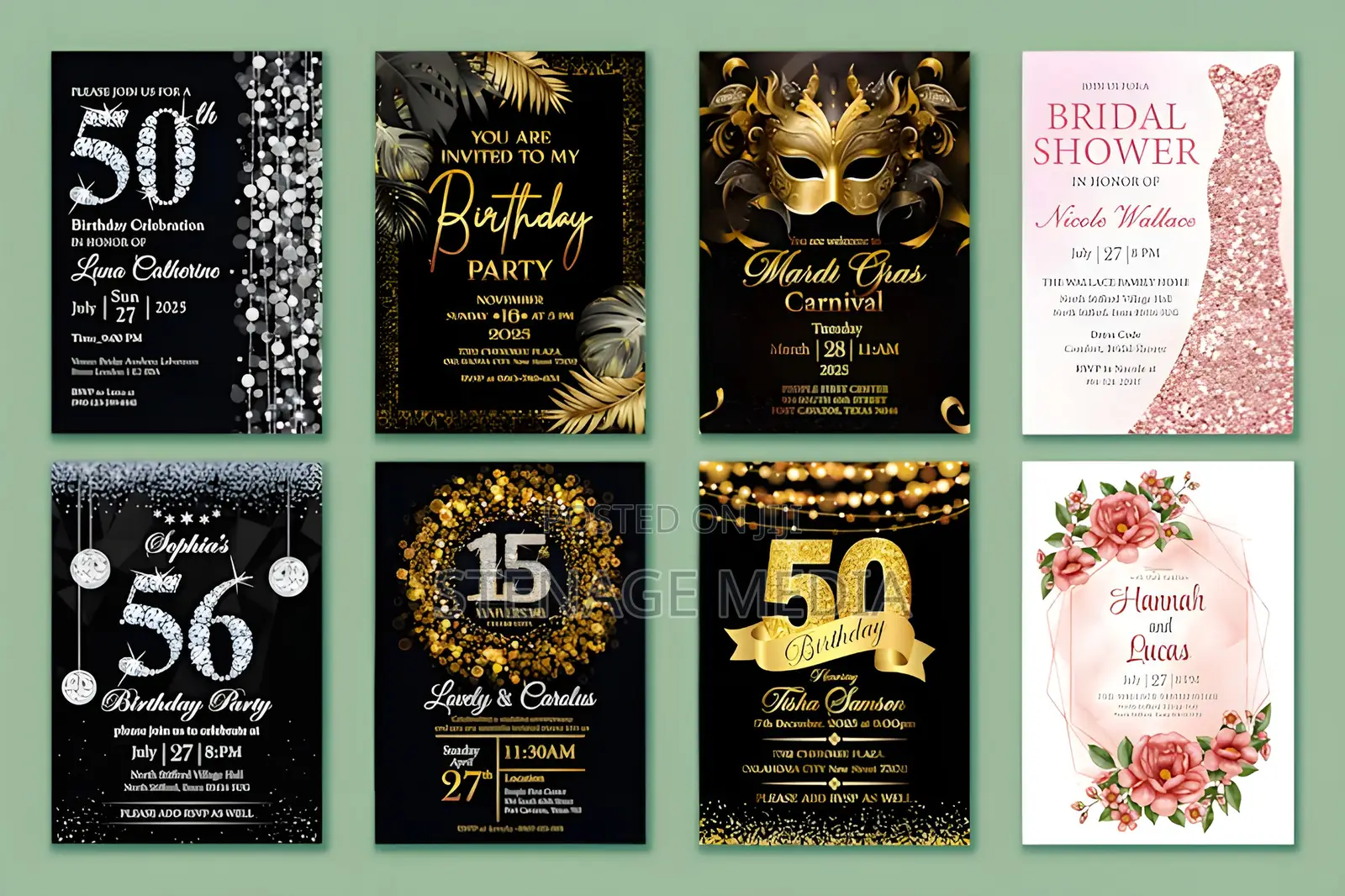 Custom Birthday Card Printing | Stenage Media Ghana