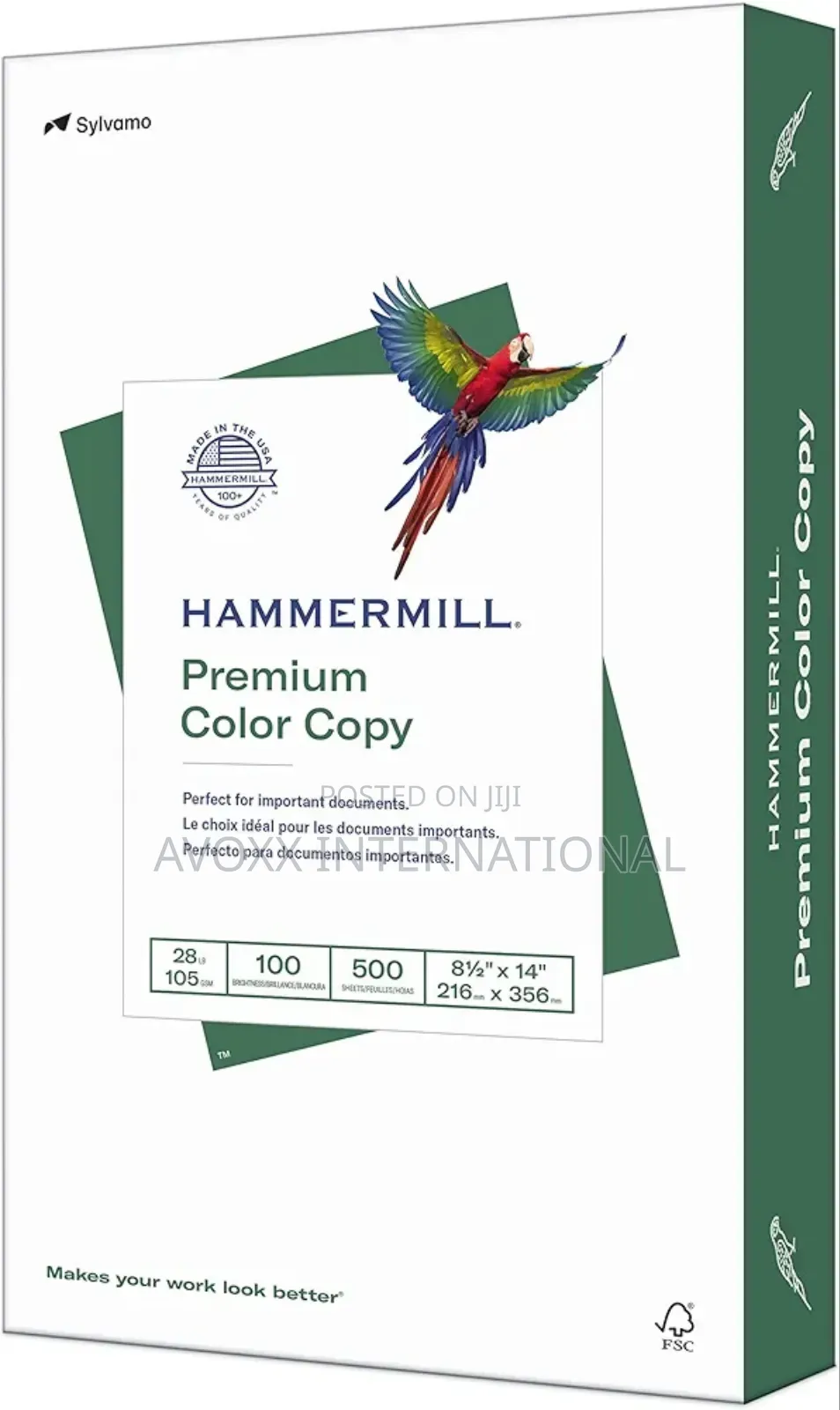 Hammermill Printer Paper, Premium Color, 8.5 X 14 - 1 Ream -500 Sheets