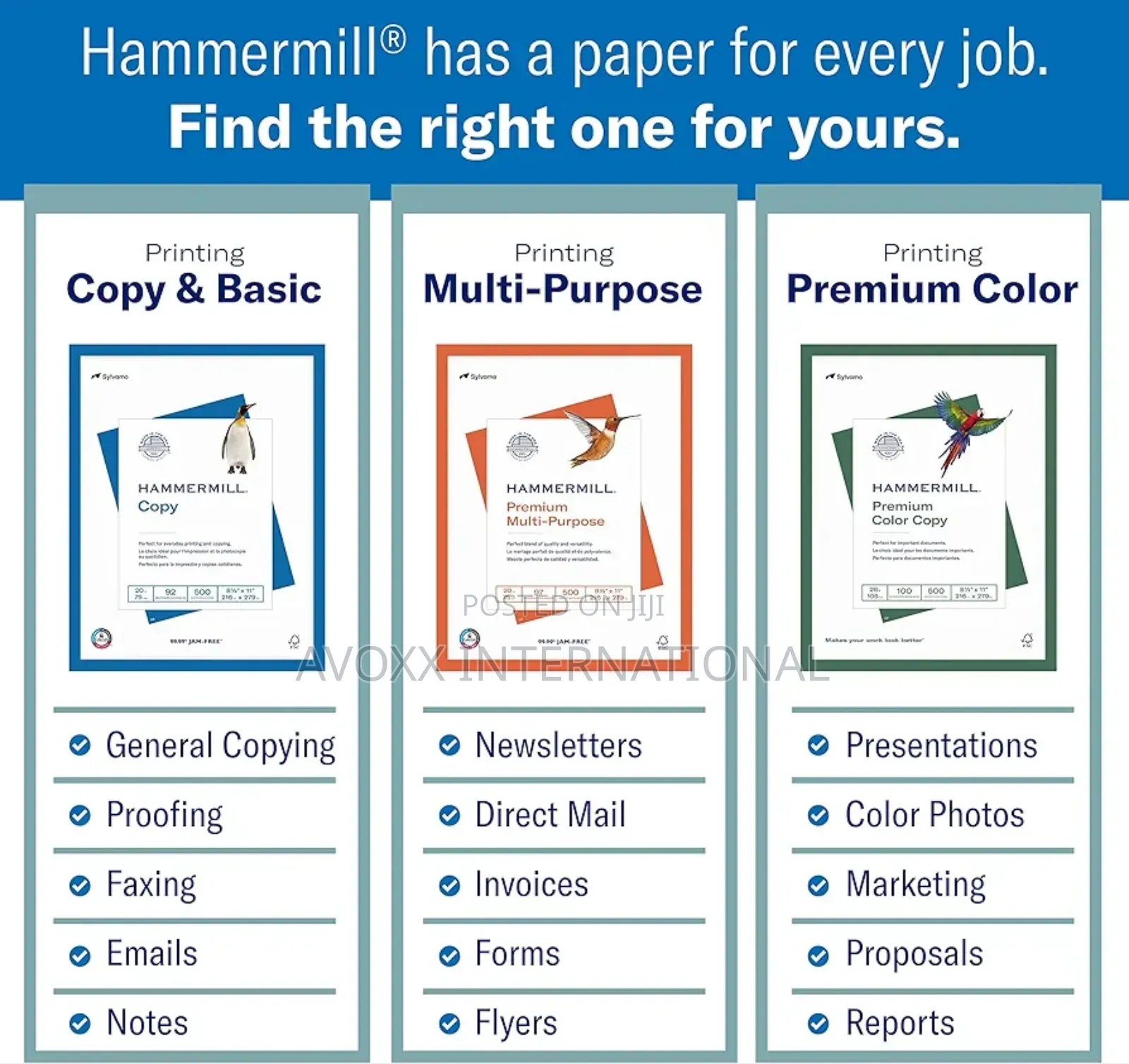 Hammermill Printer Paper, Premium Color, 8.5 X 14 - 1 Ream -500 Sheets