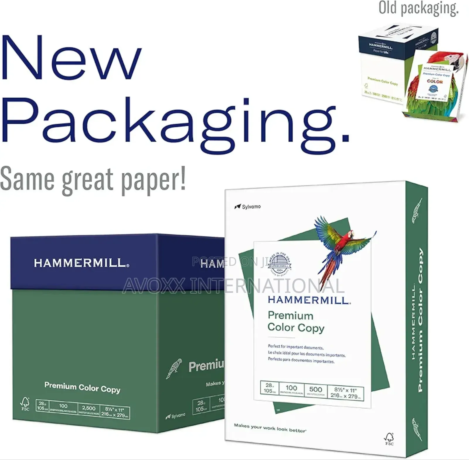 Hammermill Printer Paper, Premium Color, 8.5 X 14 - 1 Ream -500 Sheets