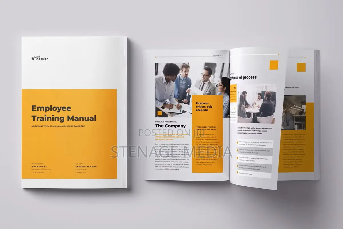 Training Manual Workbook Printing | Stenage Media