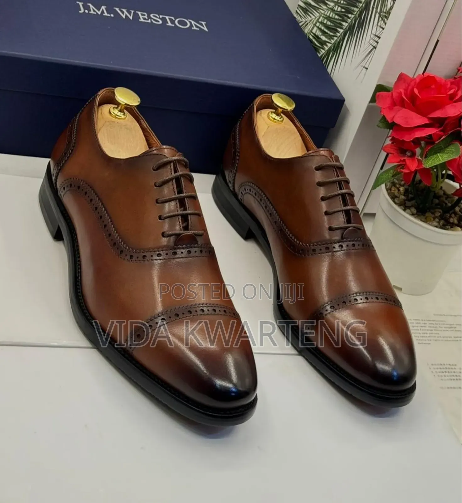 Executive Classic J.M Weston Brown Shoes