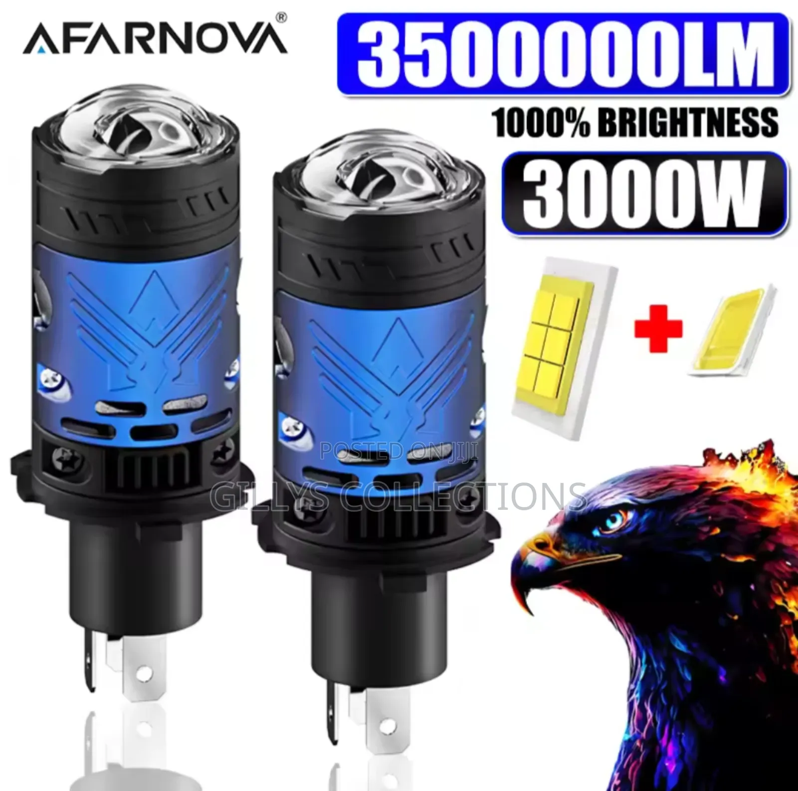 Laser Projector H4 Headlights Super Bright Lm