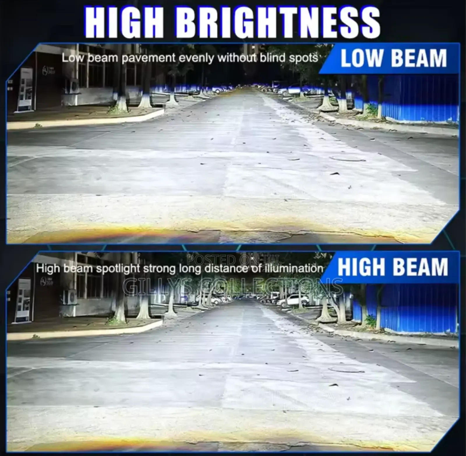 Laser Projector H4 Headlights Super Bright Lm