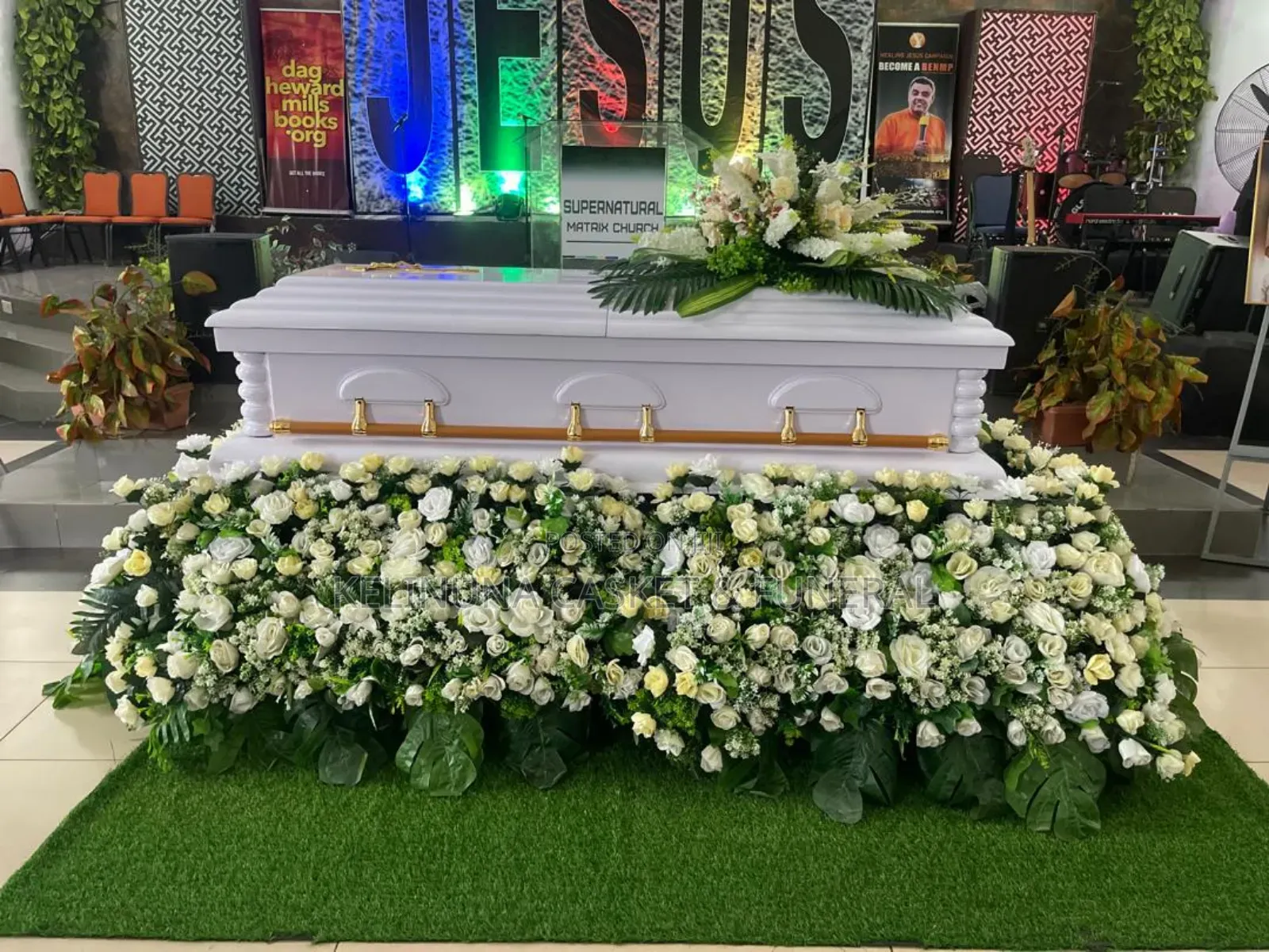 Floral Around Casket
