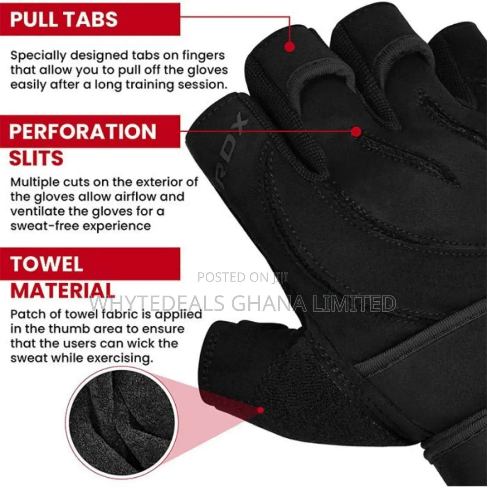 100% Authentic Leather| Rdx L4 Gym Gloves| Comfort| Support| Luxury