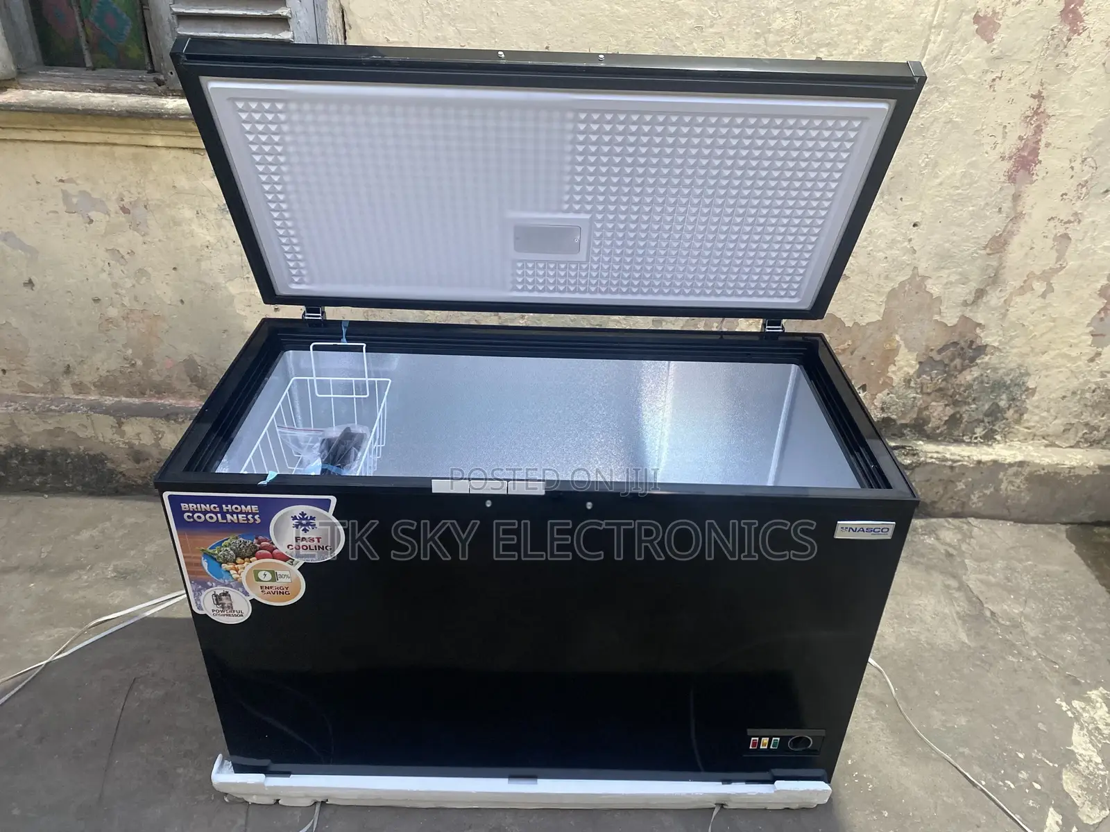 Nasco Nas-475fl 400liters Single Door Chest Freezer