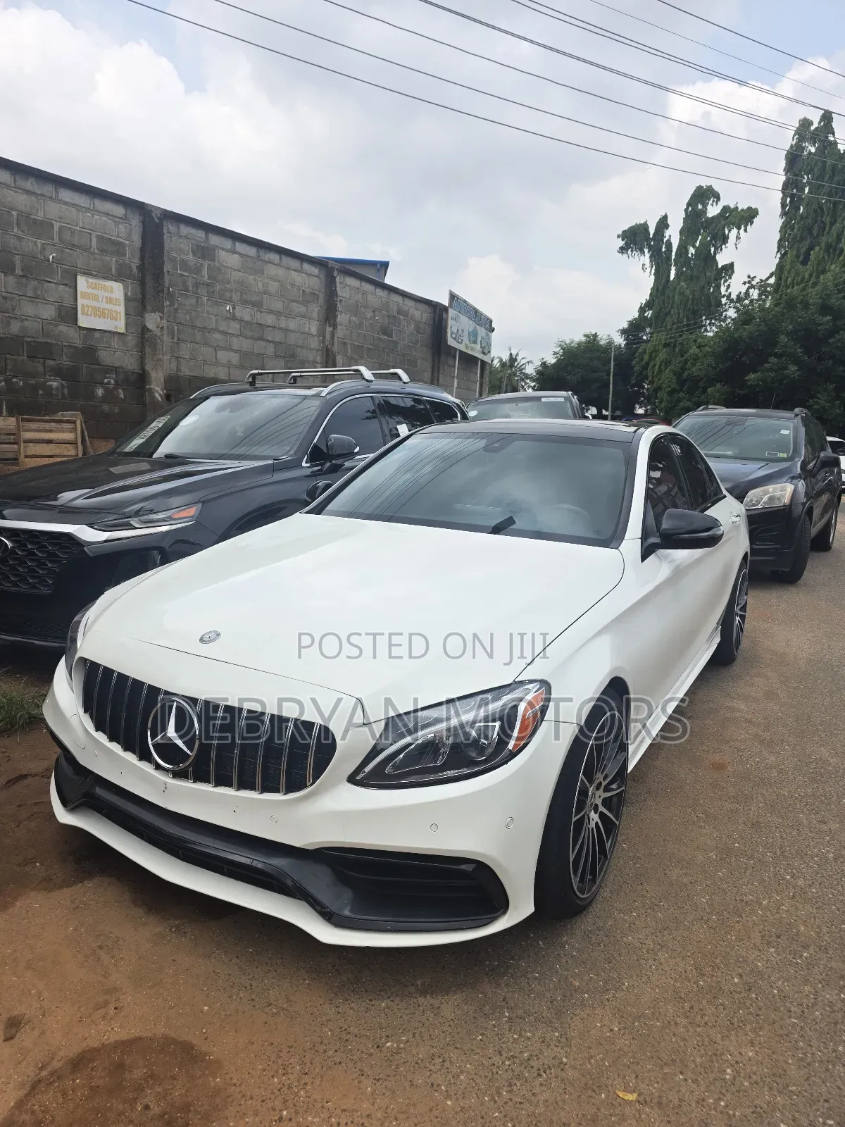 Mercedes-Benz C300 Sport 4Matic Sedan AWD (2.0L 4cyl 7A) 2017 White