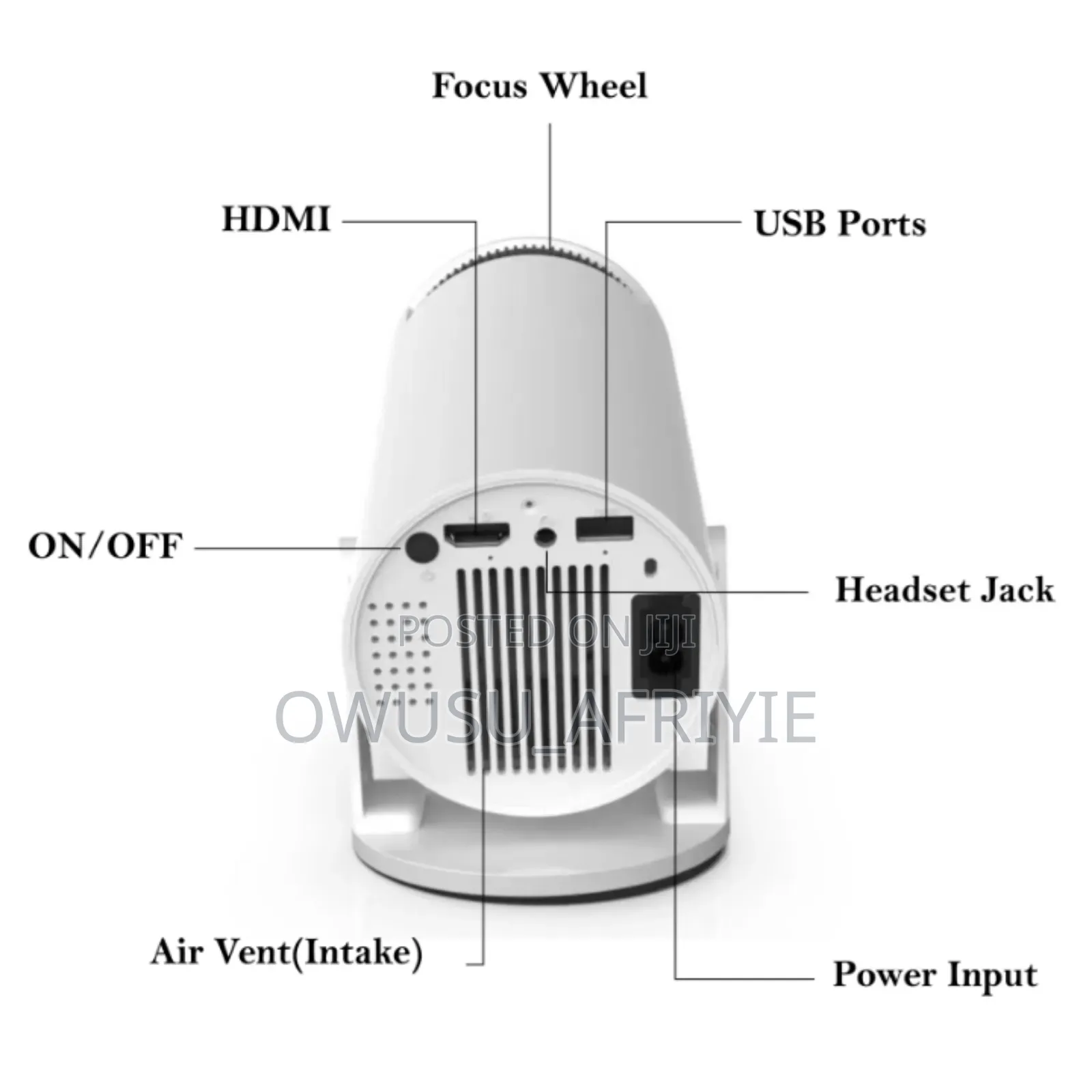 Hy300 Pro Full Hd Home Theatre Smart Android Projector (Promo Price)