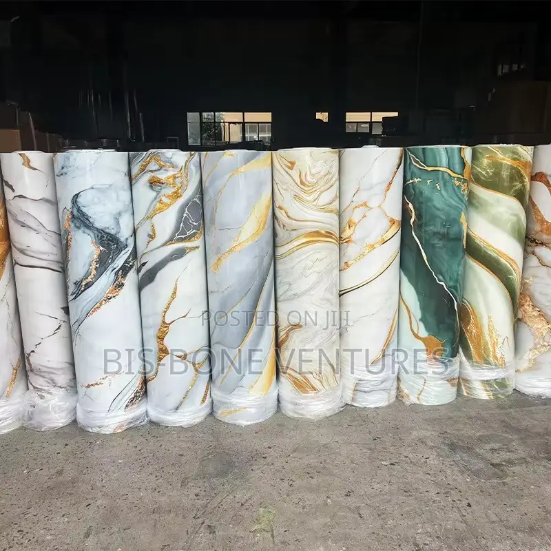 Wall Paper Marble Sticker Design(4ft X 9.5ft) Free Delivery for 10pcs